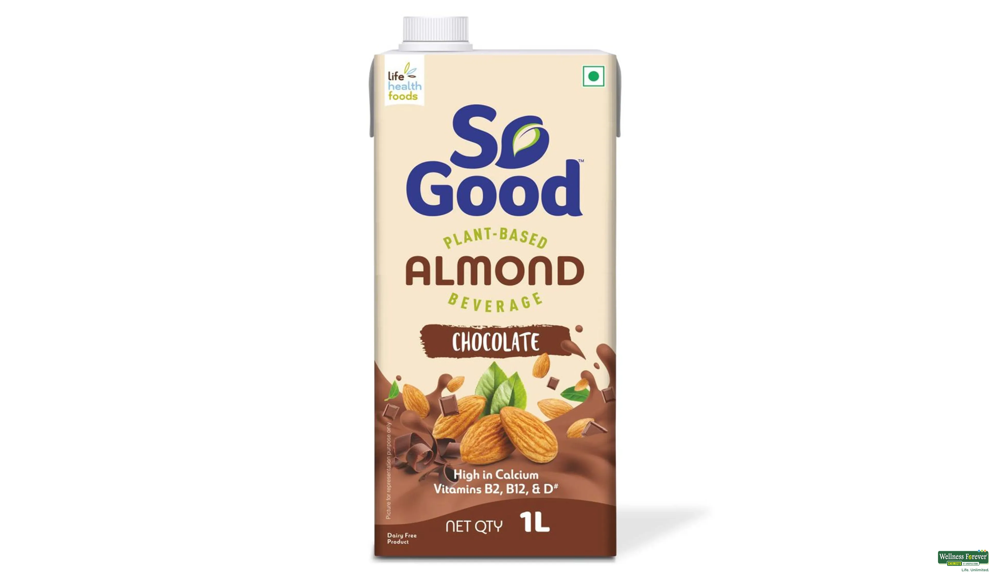 SO GOOD ALMOND CHOCOLATE 1LTR- 1, 1LTR, null