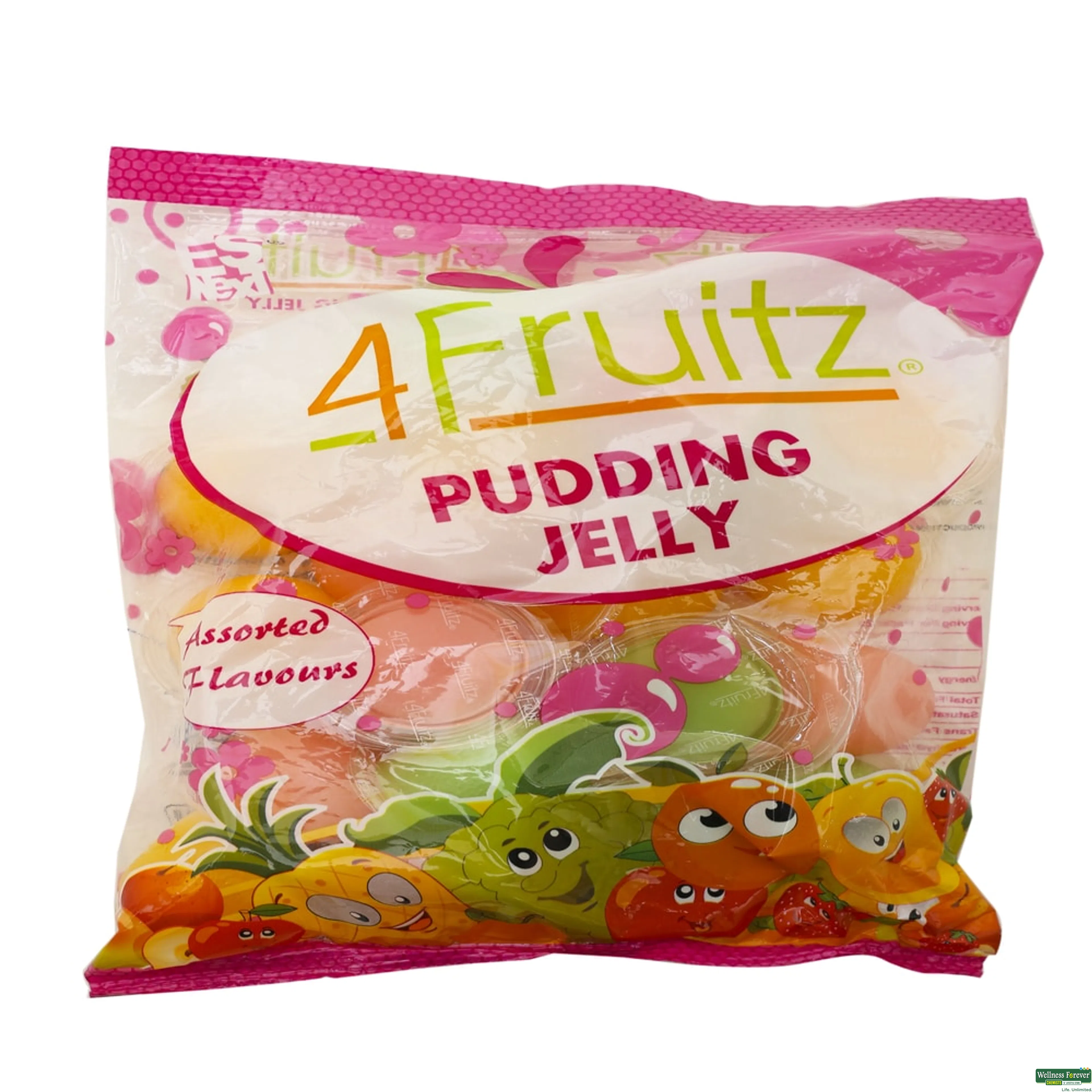 4FRUITS ASST PUDDING JELLY 300GM-image
