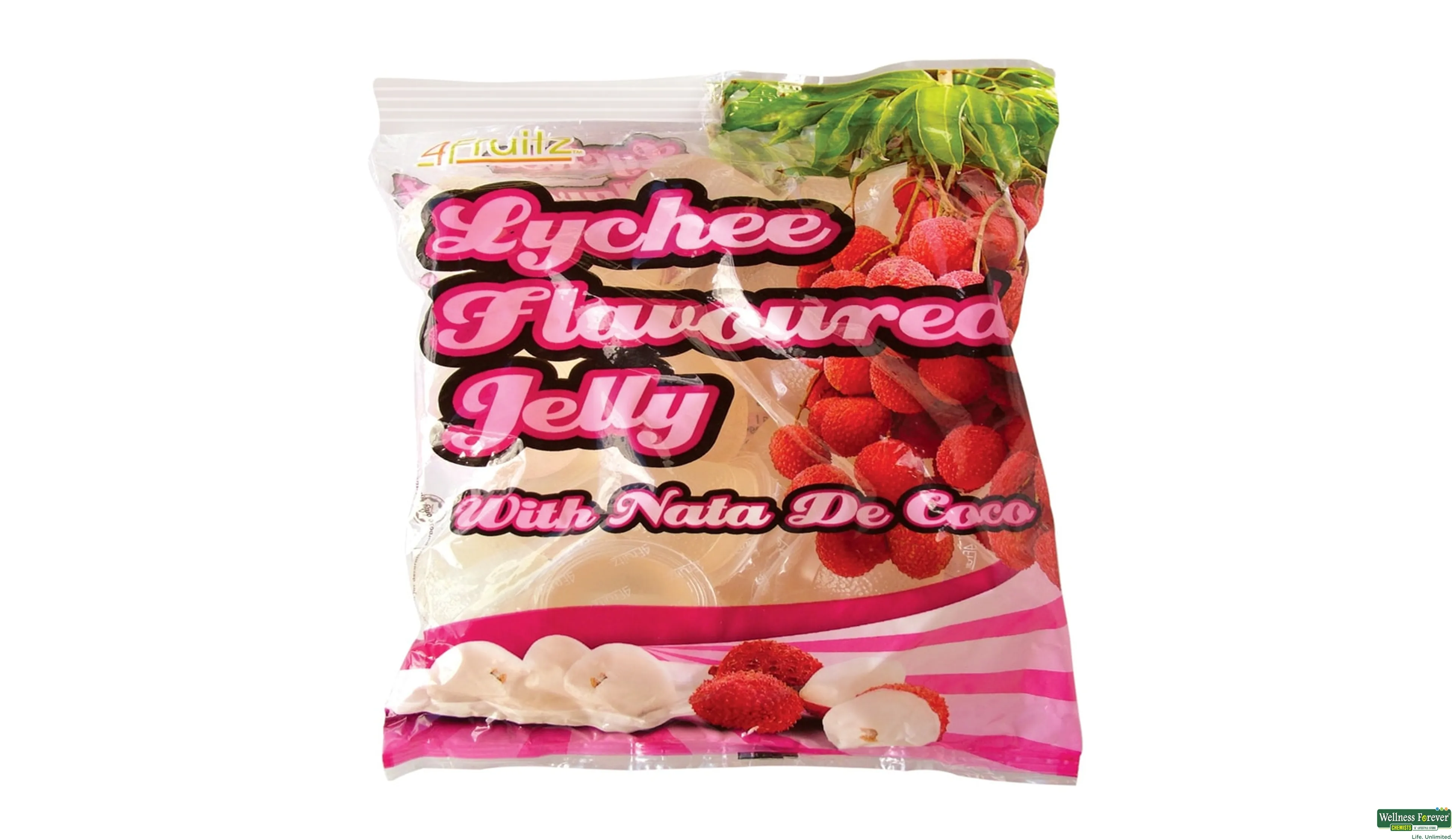 4FRUITZ LYCHEE JELLY 300GM- 1, 300GM, 