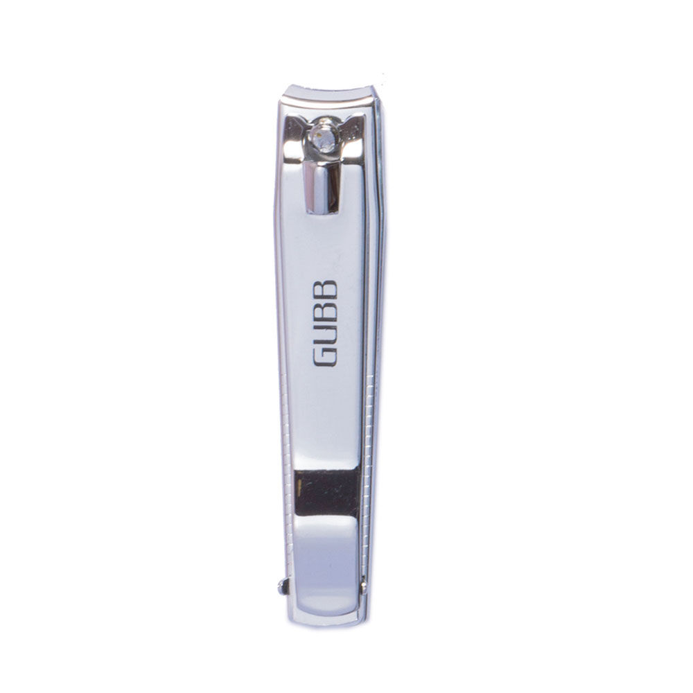 1pc Stainless Steel Curved Mouth Nail Clipper With Stainless Steel Nail  File