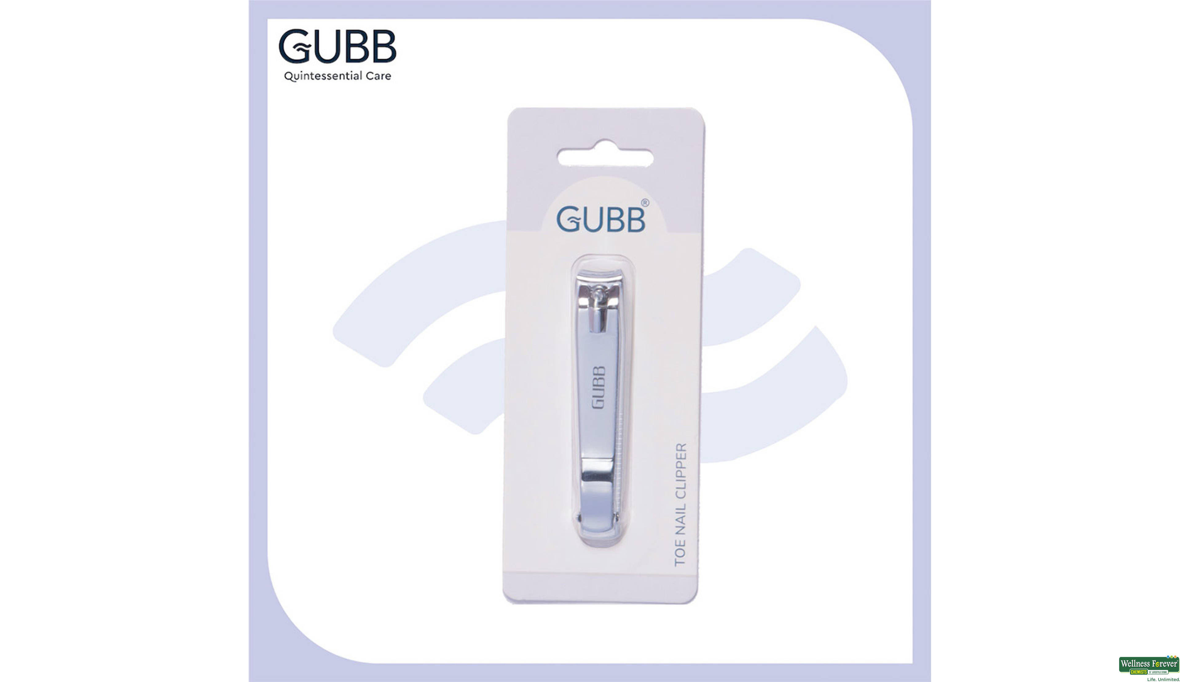 GUBB TOE NAIL CLIPPER 1PC- 2, 1PC, 