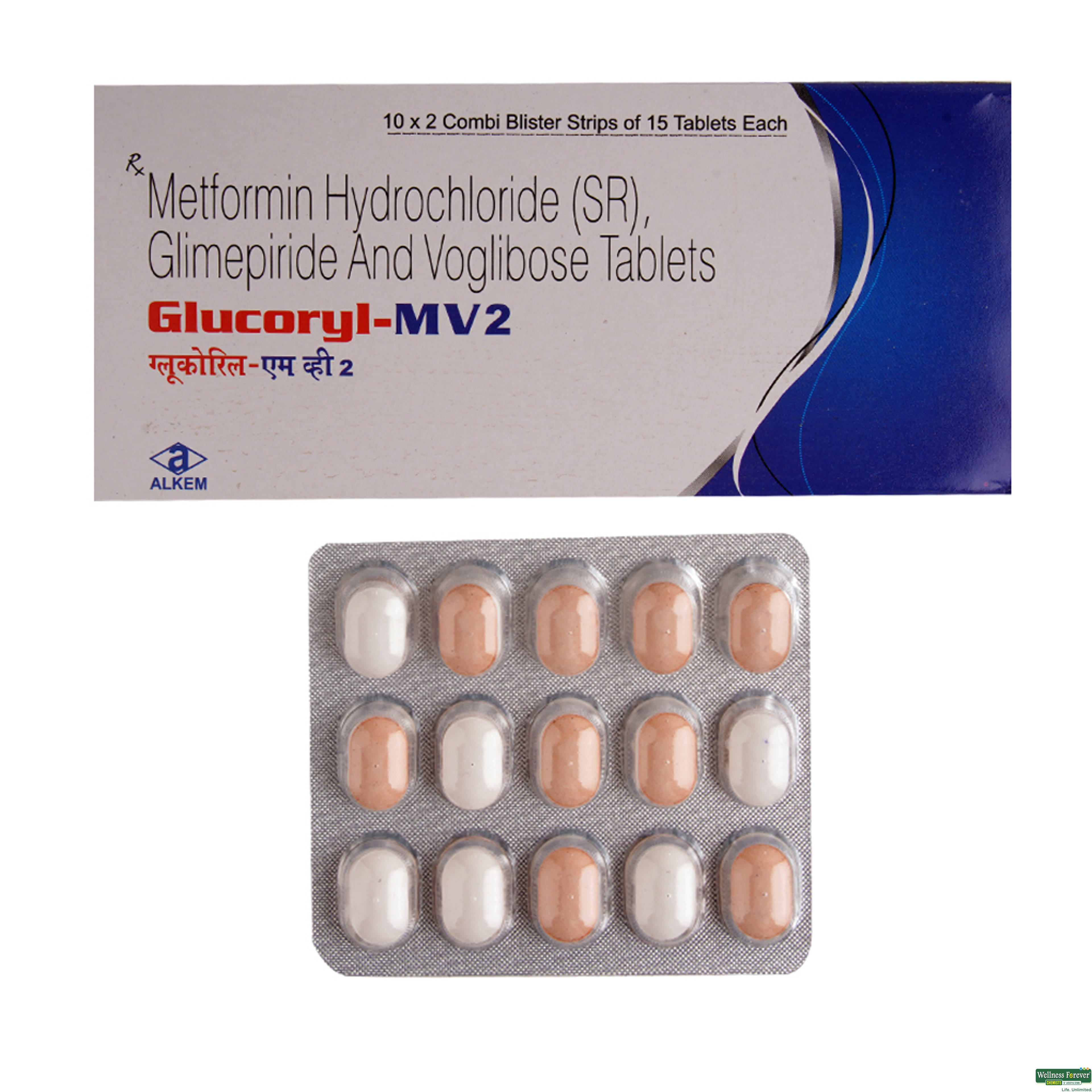 GLUCORYL-MV 2MG 15TAB-image