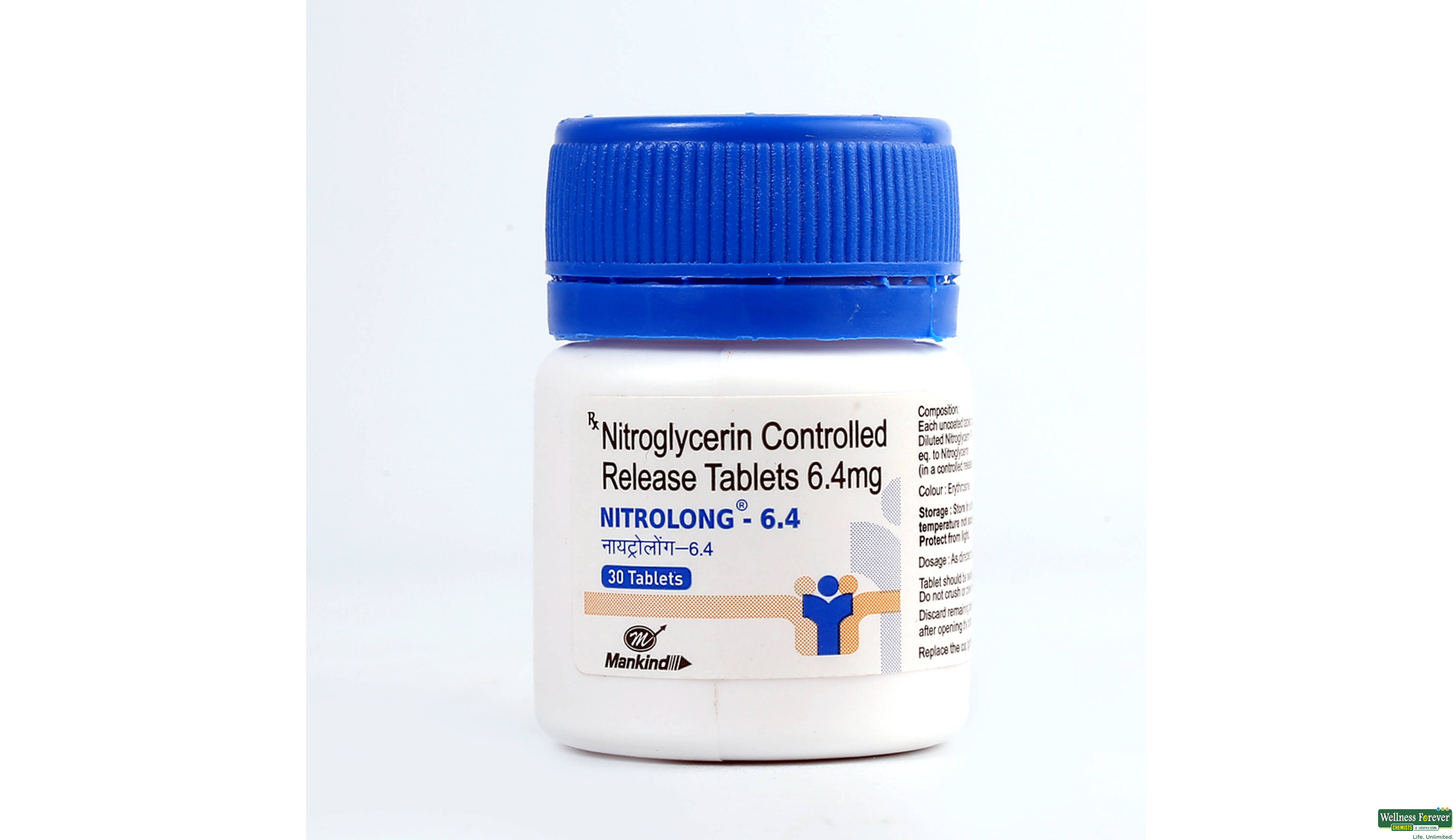 NITROLONG 6.4MG 30TAB- 1, 30TAB, 