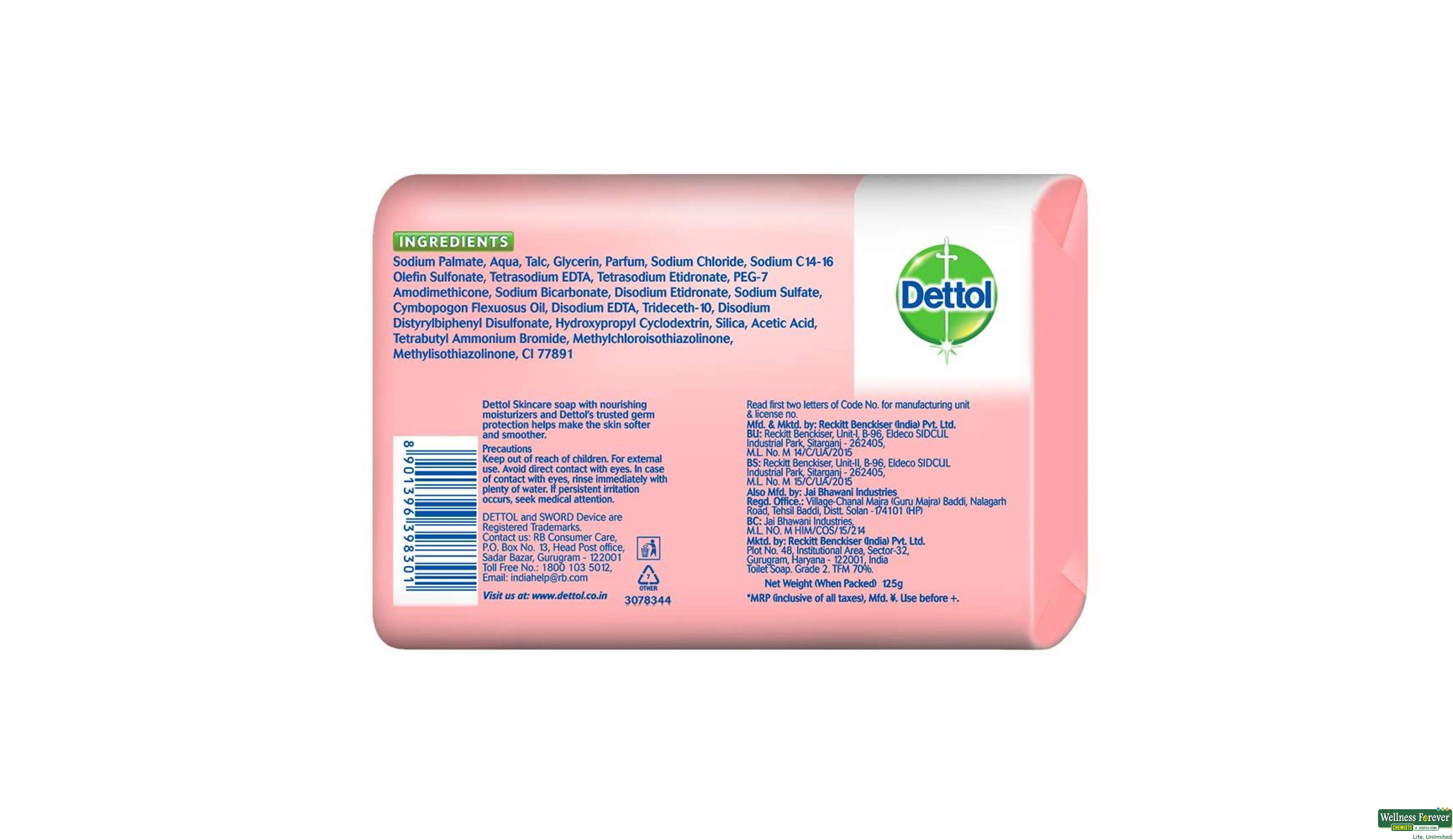 DETT SOAP SK/CARE 4+1 125GM ##- 6, 4X125GM, 