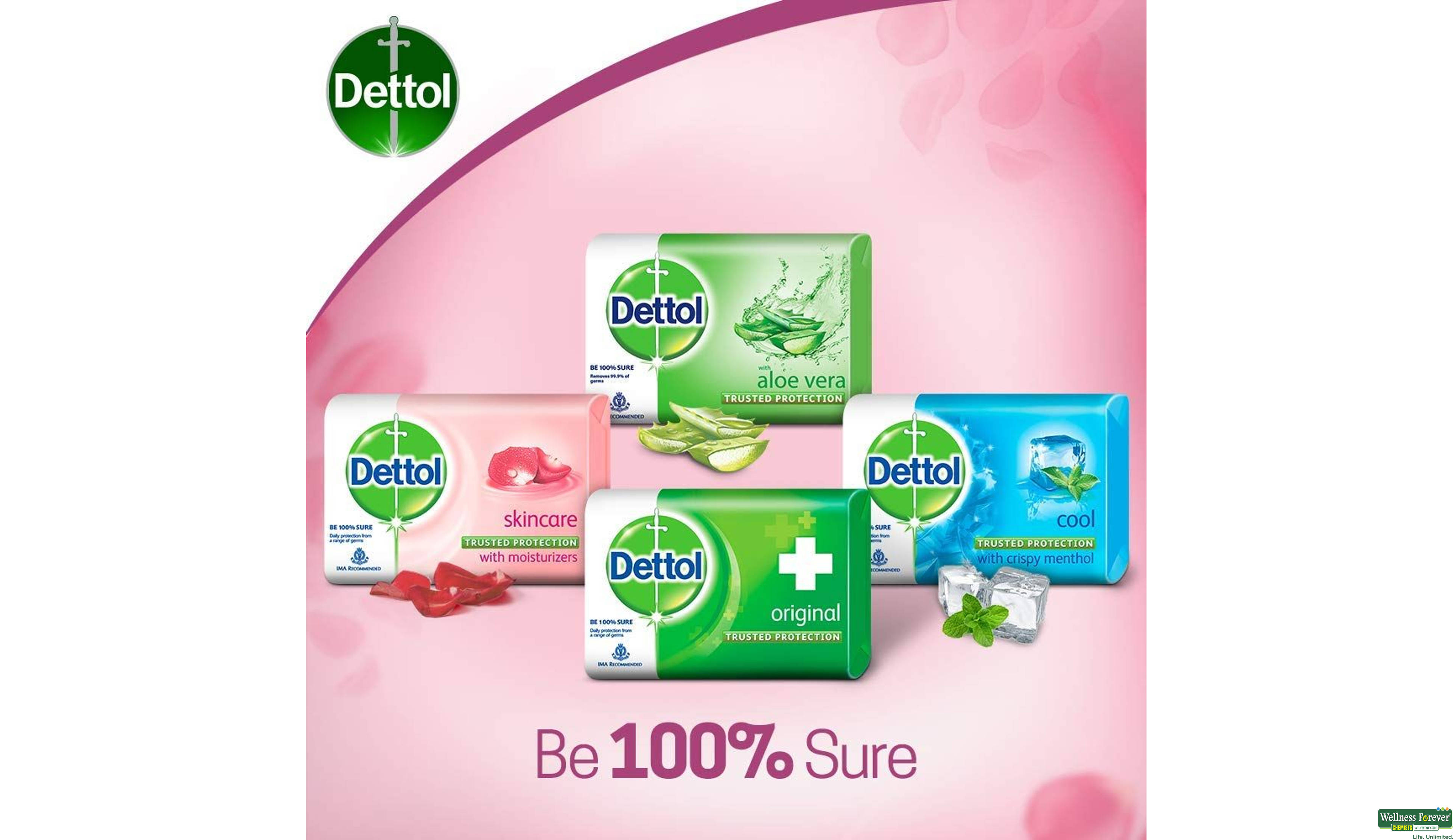 DETT SOAP SK/CARE 4+1 125GM ##- 7, 4X125GM, 