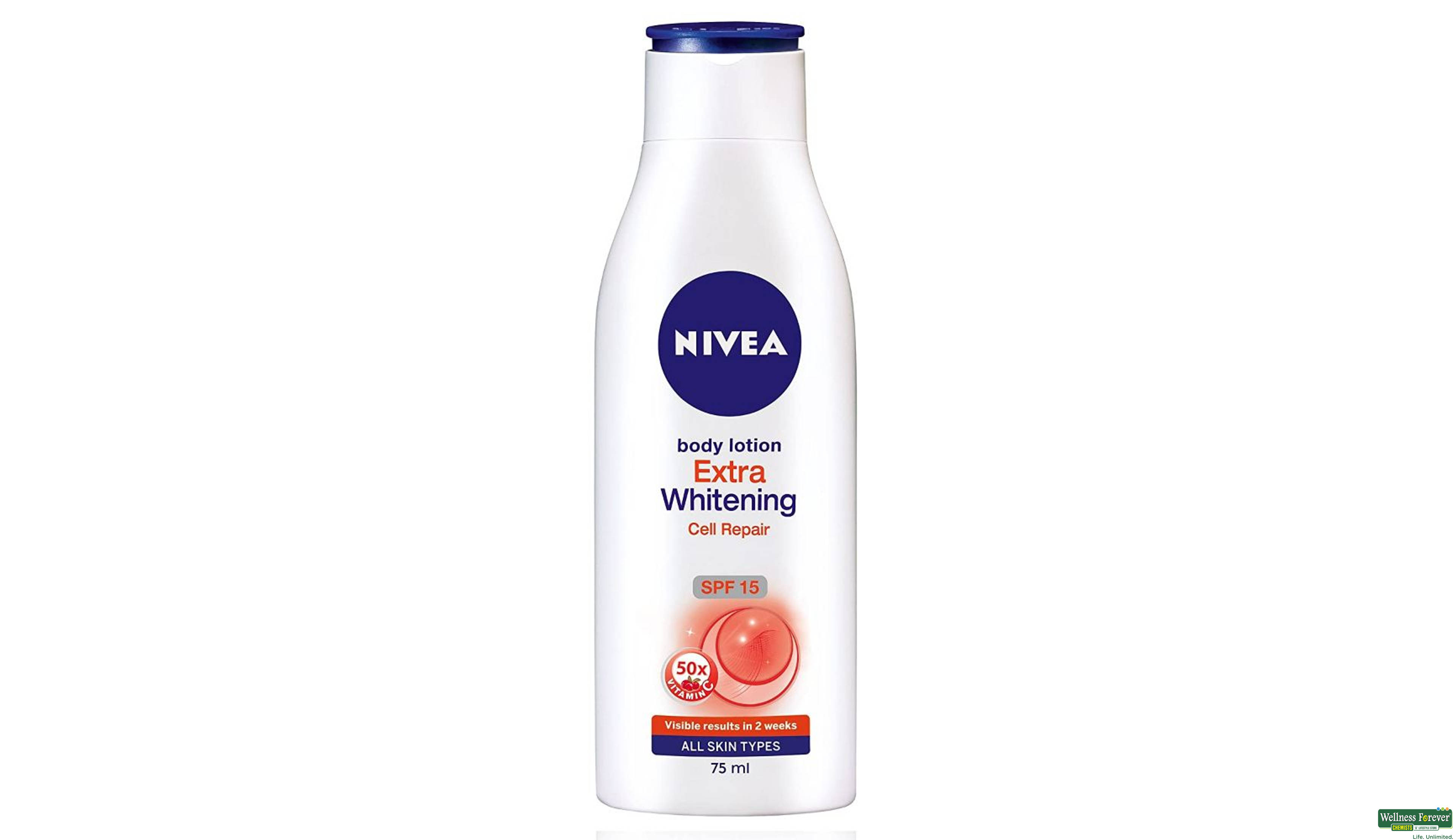 NIVEA B/LTN EXTRA WHITENING SPF15 75ML- 1, 75ML, 