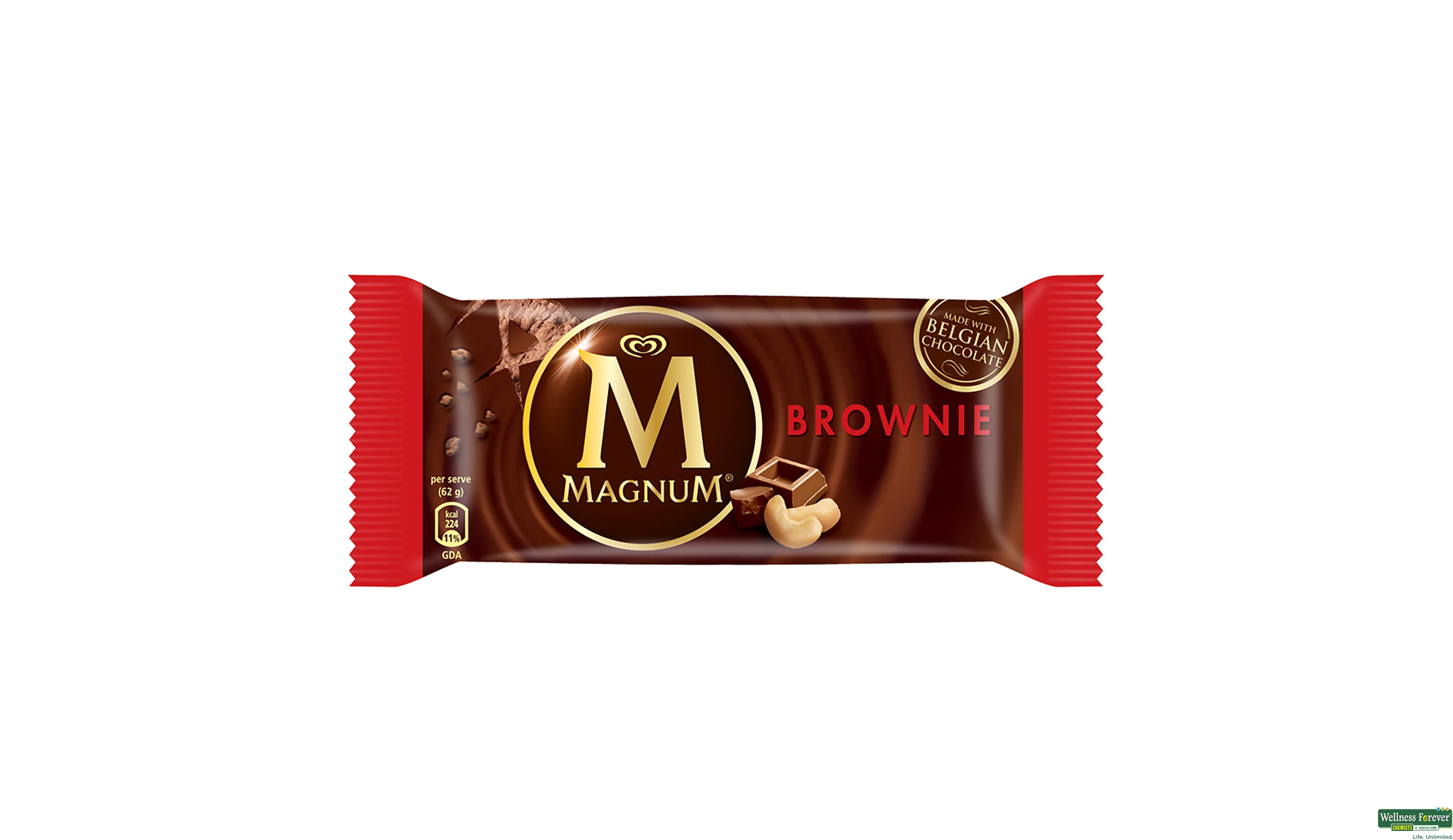 MAGNUM I/C STICK BROWNIE 70GM- 1, 70GM, 