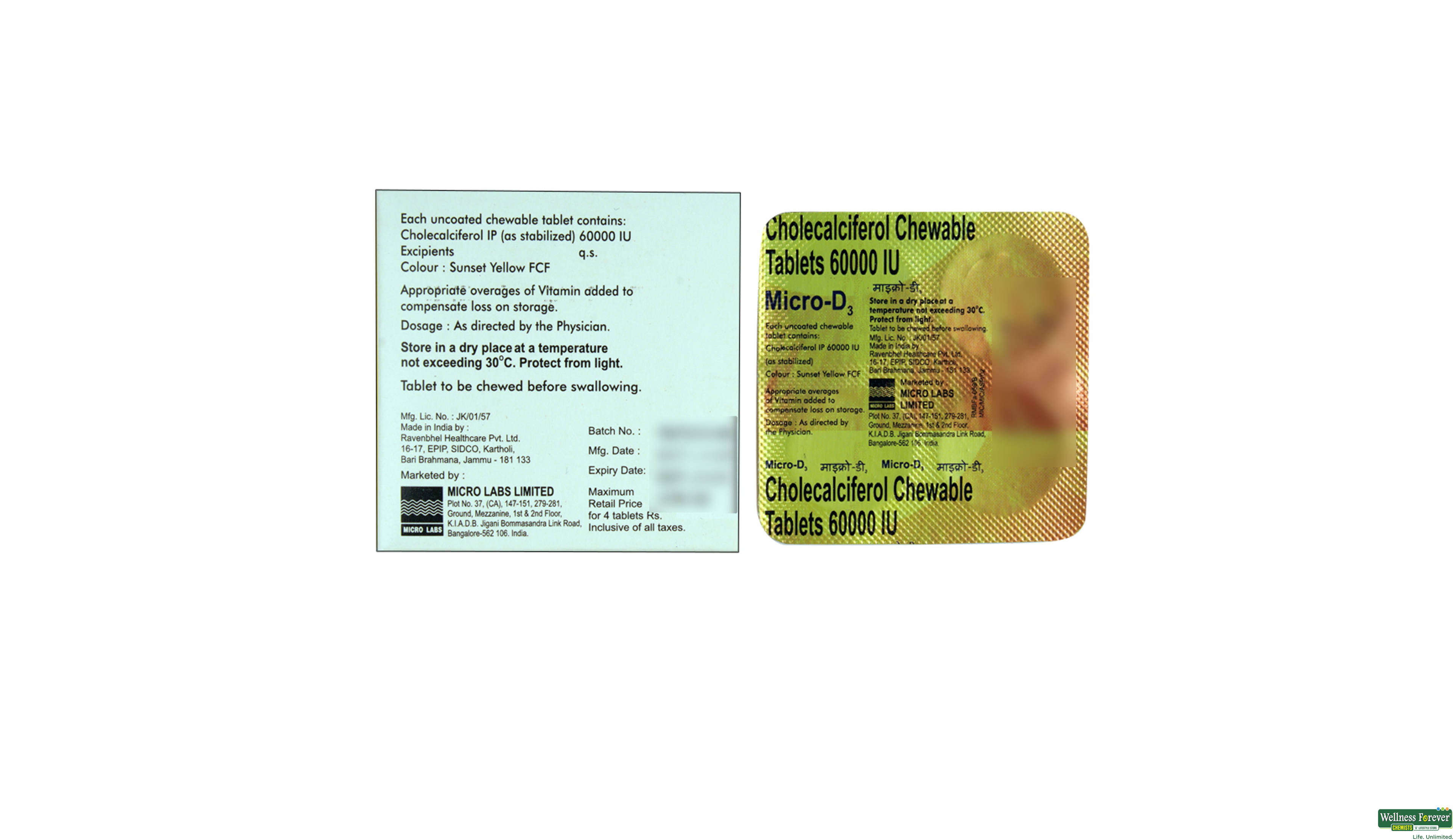 MICRO-D3 60000IU 4TAB ##- 2, 4TAB, 