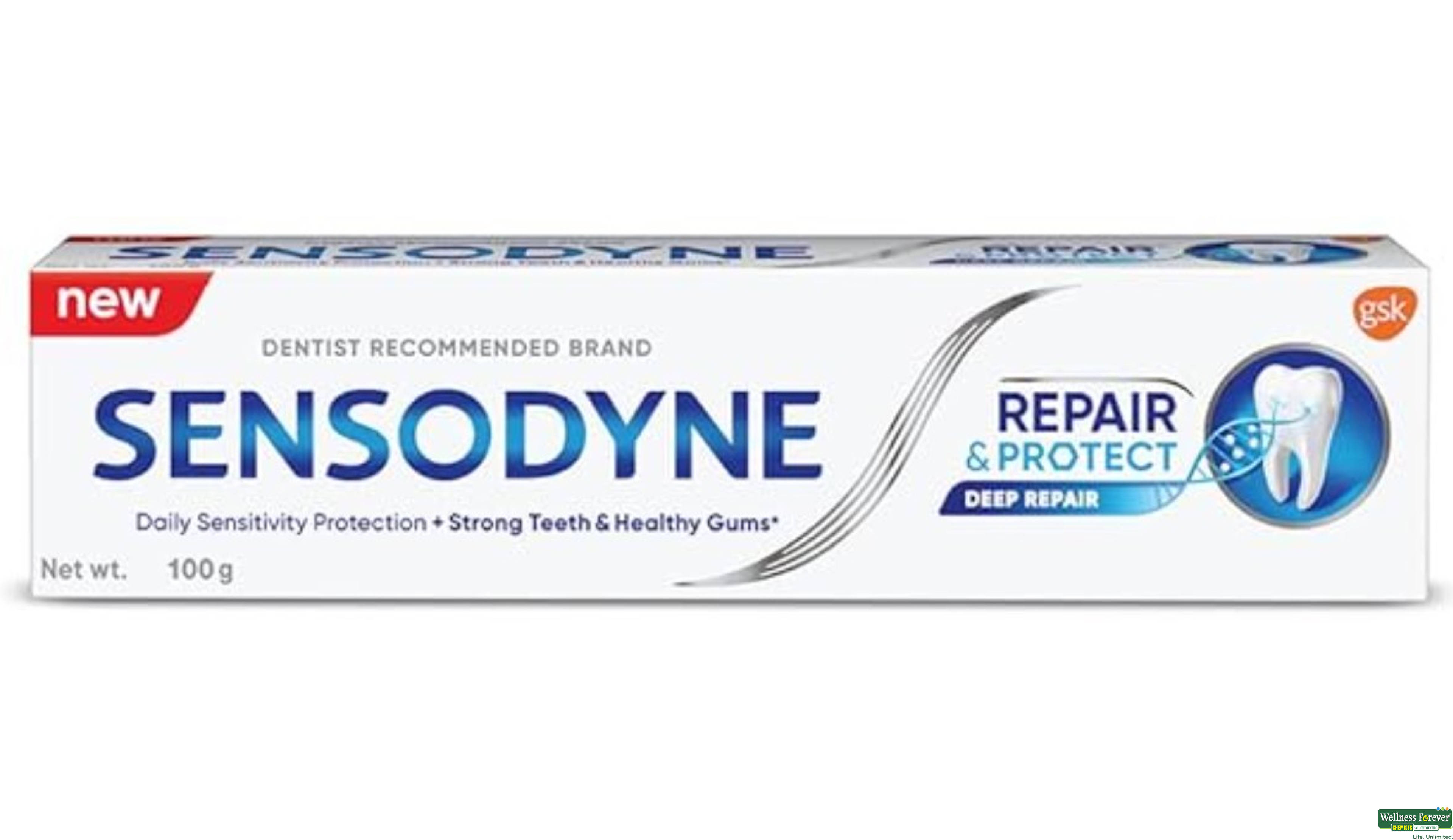 SENSODYNE T/PASTE REPAIR/PROTECT 100GM- 1, 100GM, null