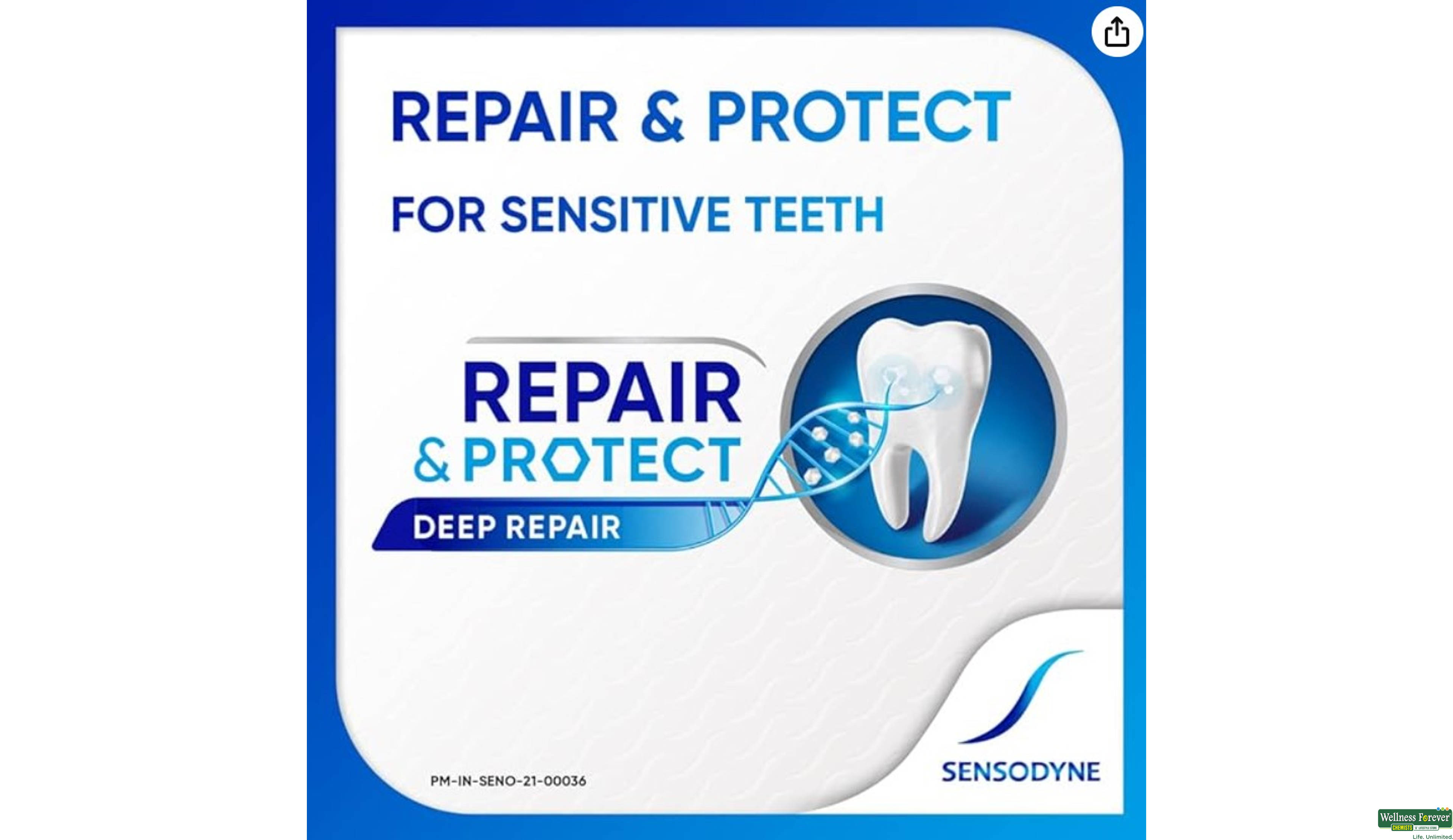 SENSODYNE T/PASTE REPAIR/PROTECT 100GM- 3, 100GM, null