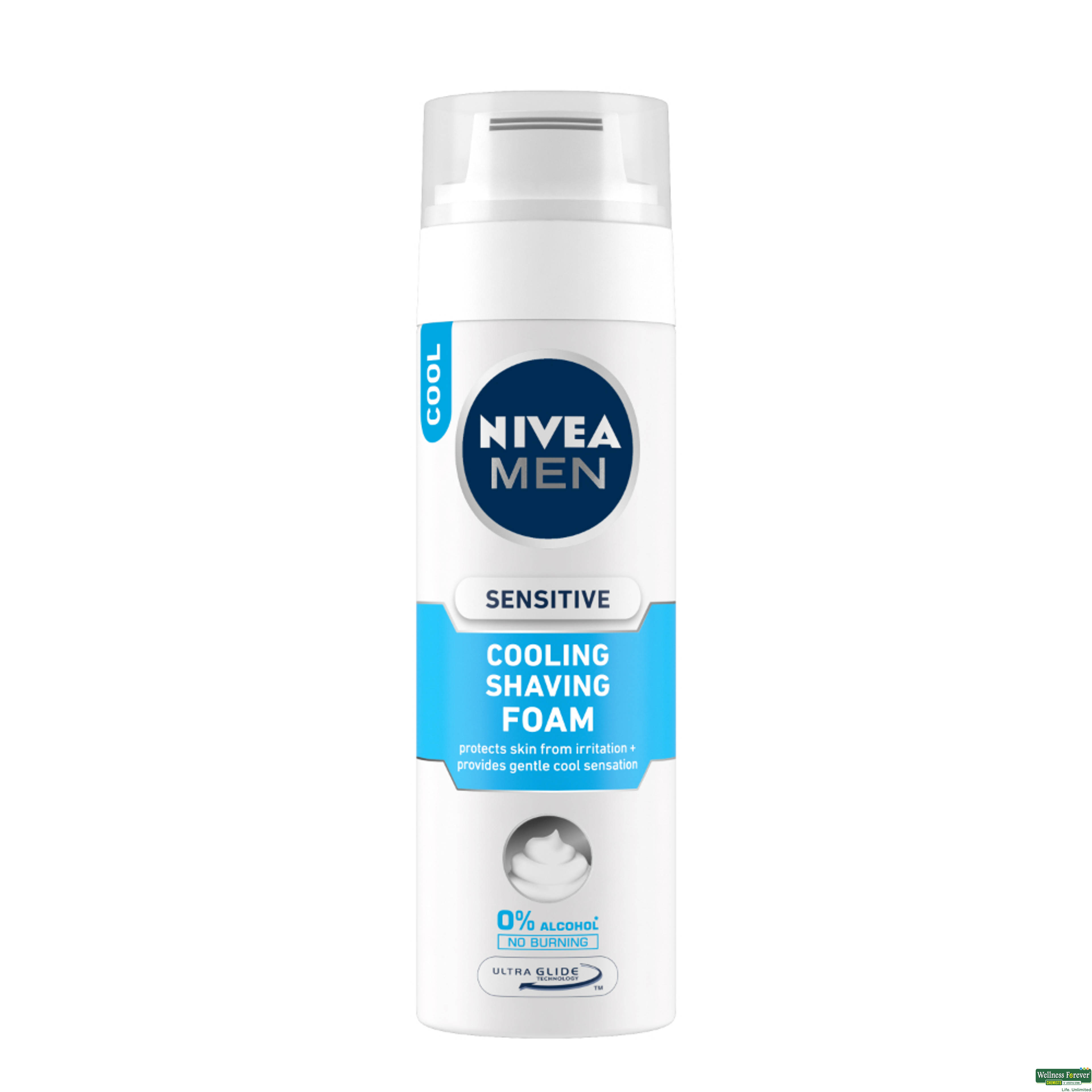 Nivea Sensitive Cooling Shaving Foam, 200 ml-image