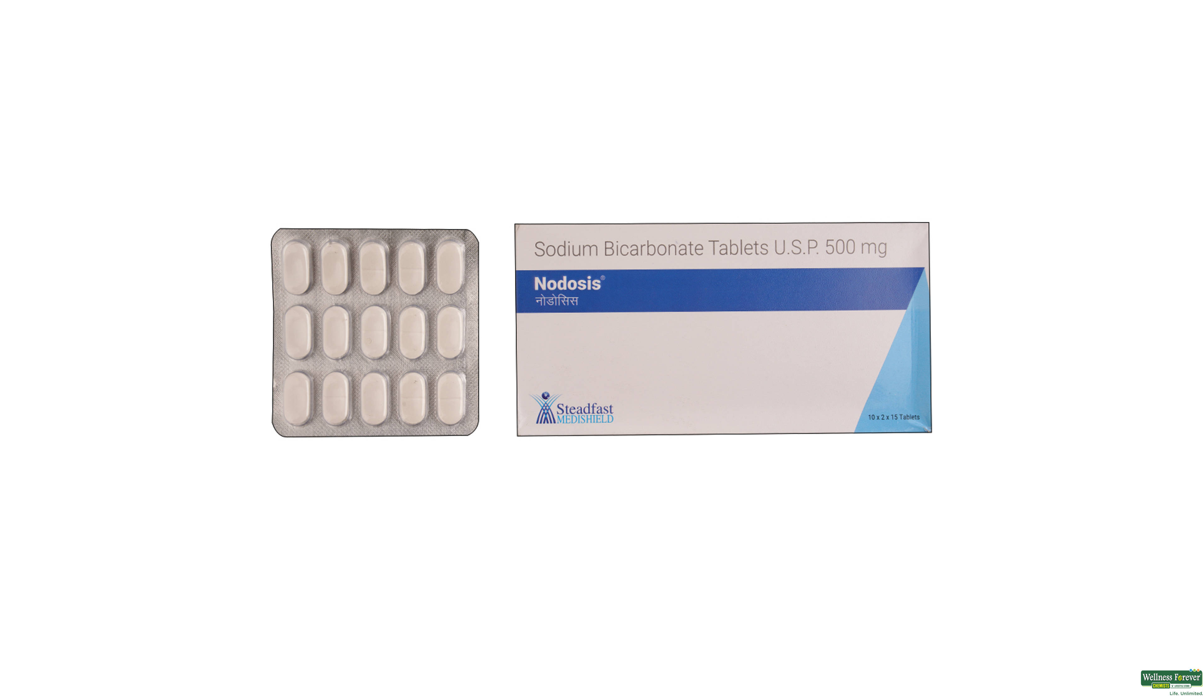 NODOSIS 500MG 15TAB- 1, 15TAB, 