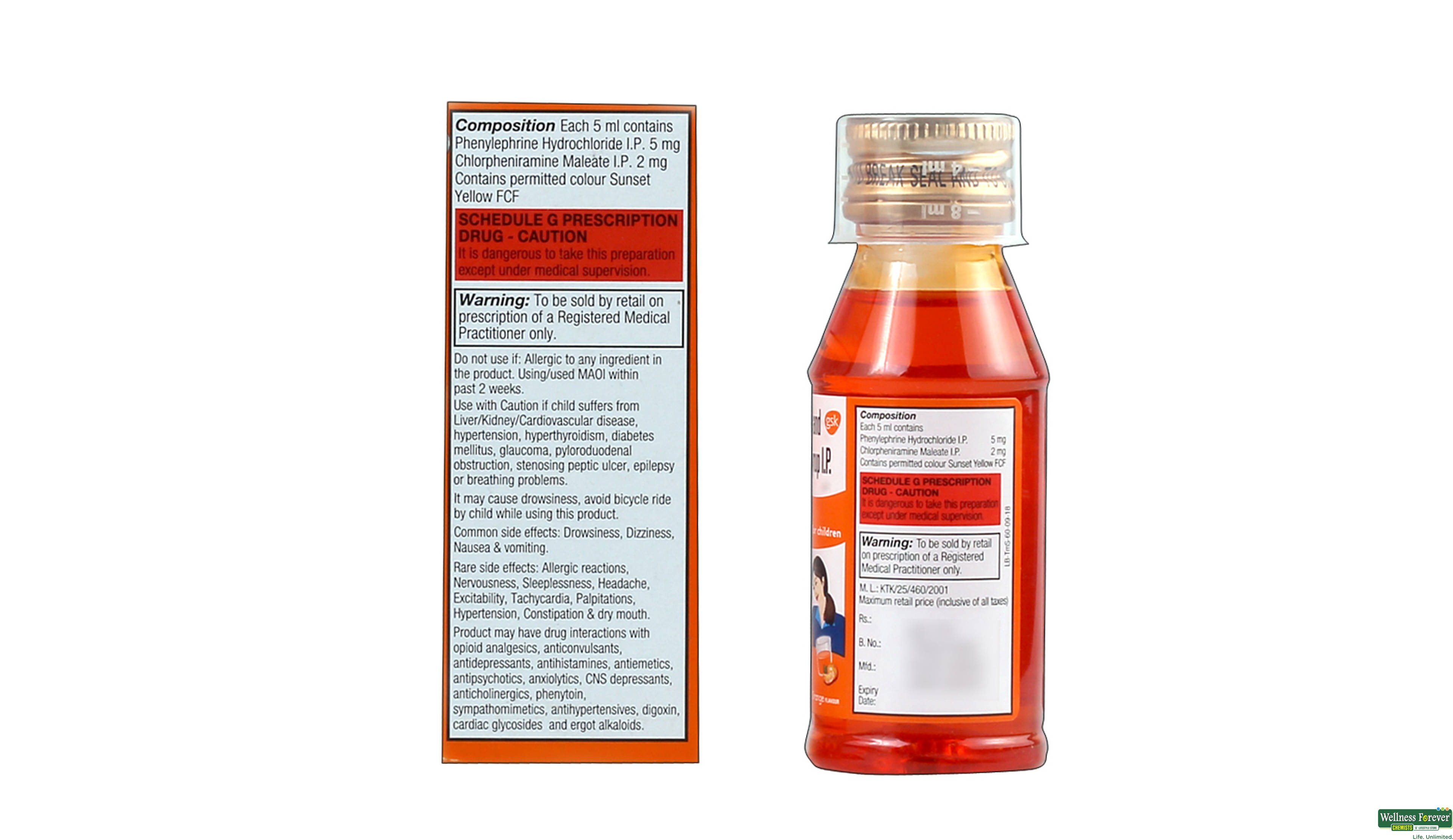 T-MINIC COLD ORANGE SYP 60ML- 2, 60ML, 