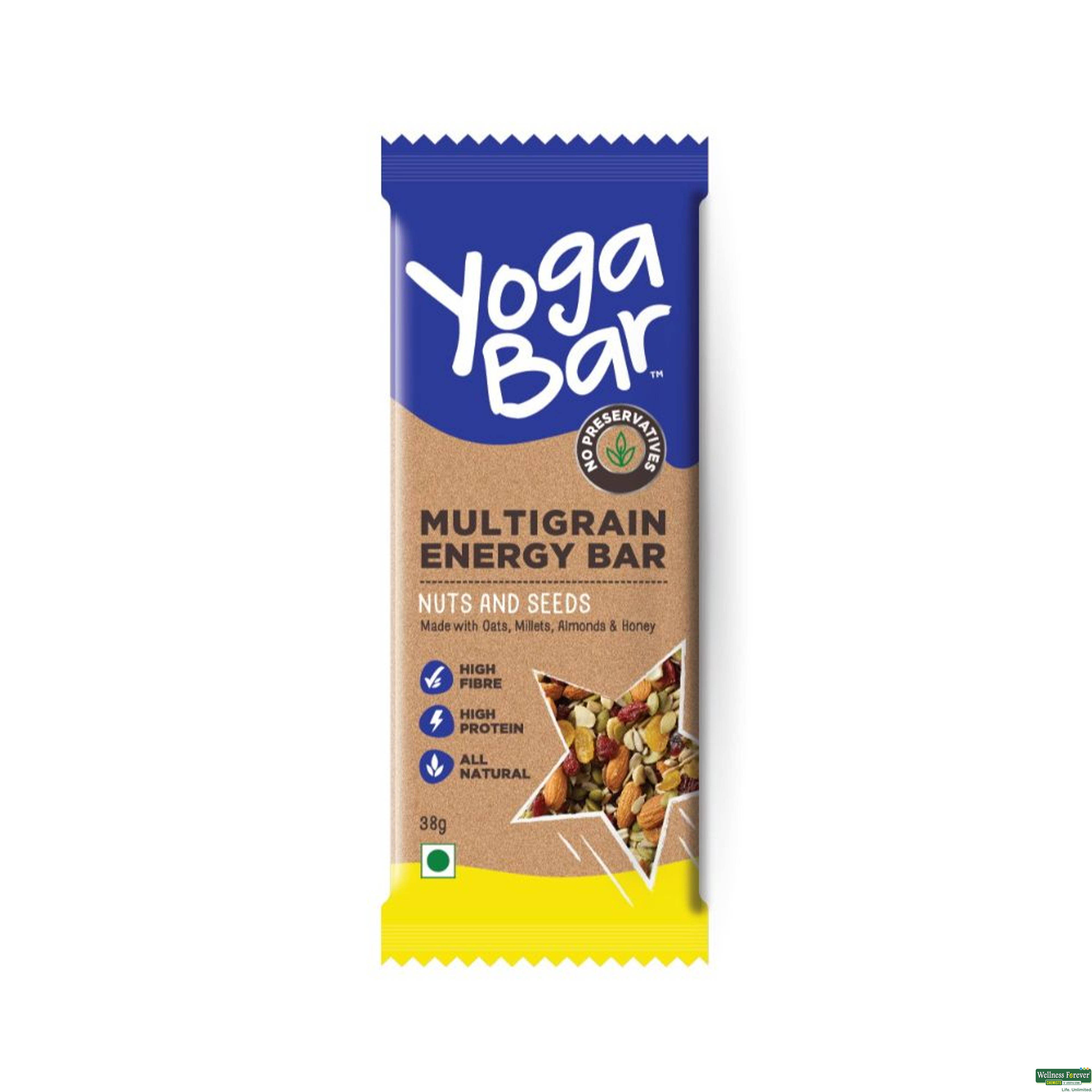 YOGA BAR NUTS AND SEEDS 35GM-image