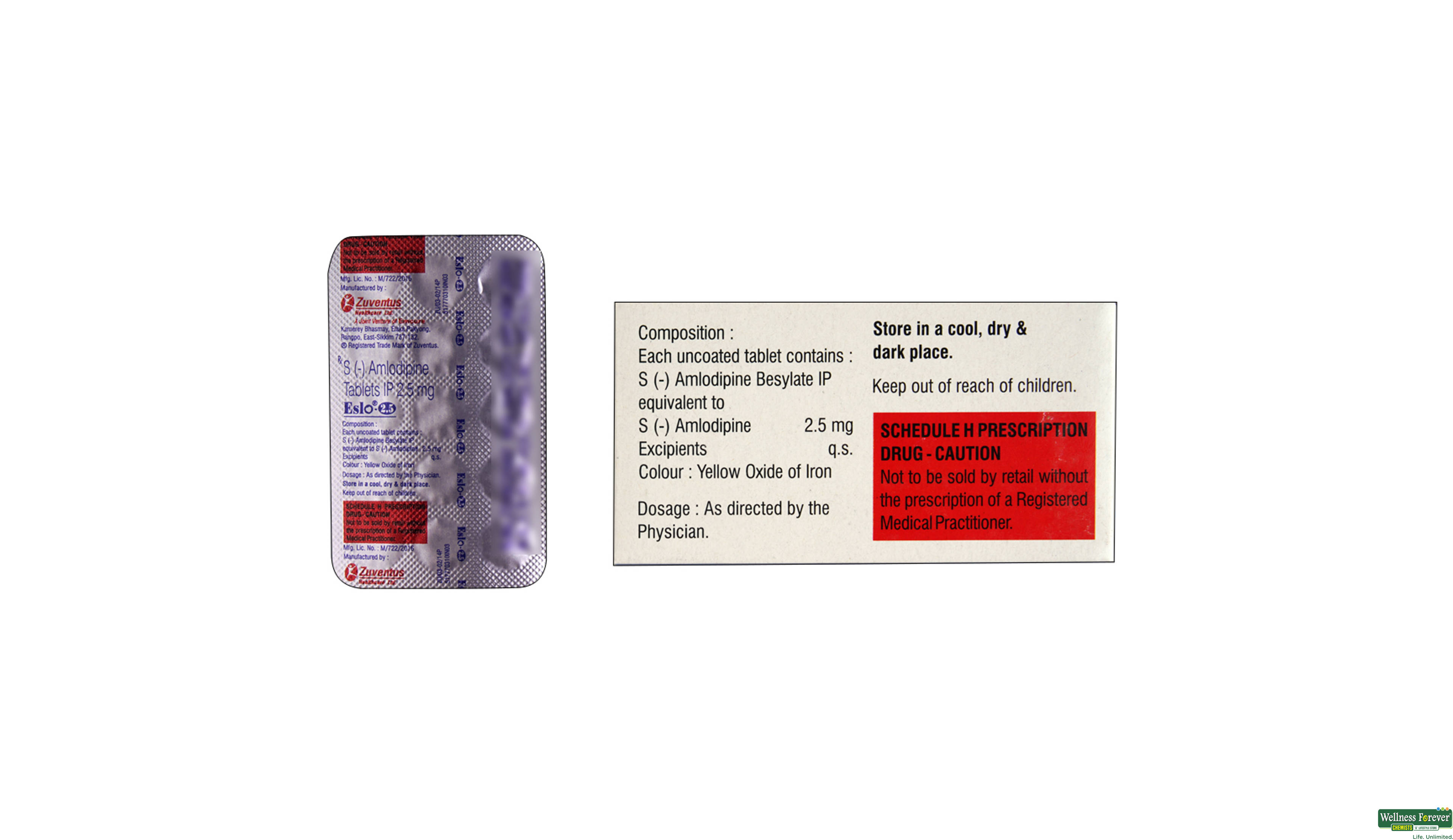 ESLO 2.5MG 15TAB- 2, 15TAB, 