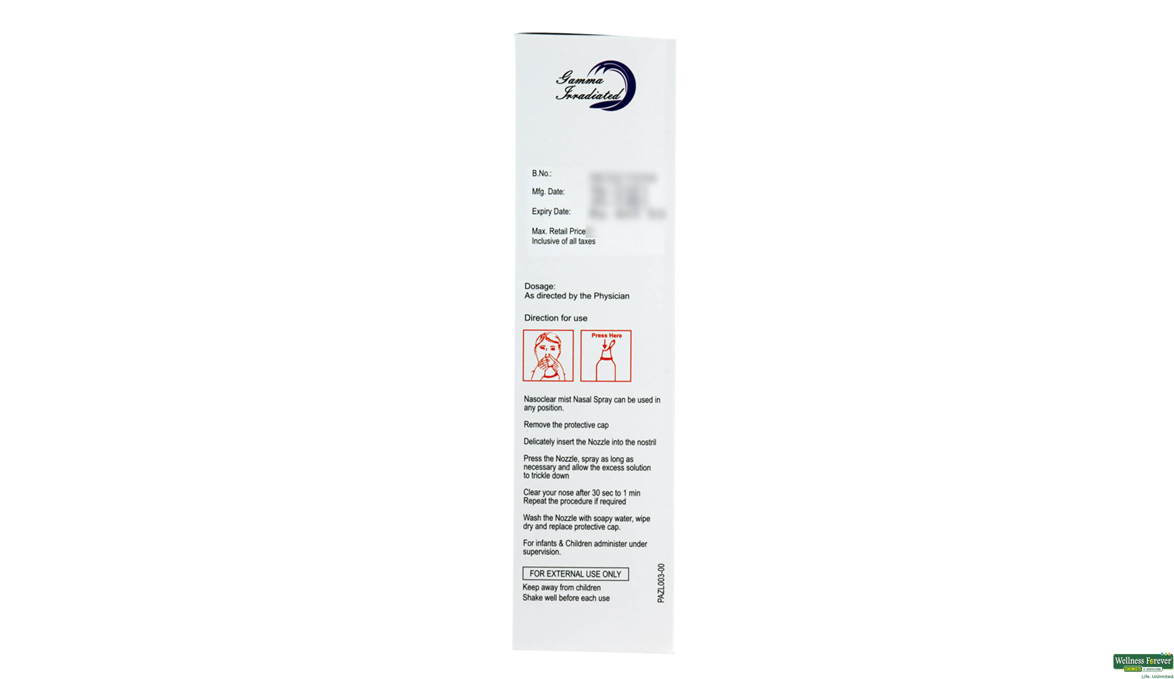 NASOCLEAR-MIST N/SPRAY 100ML- 2, 100ML, 