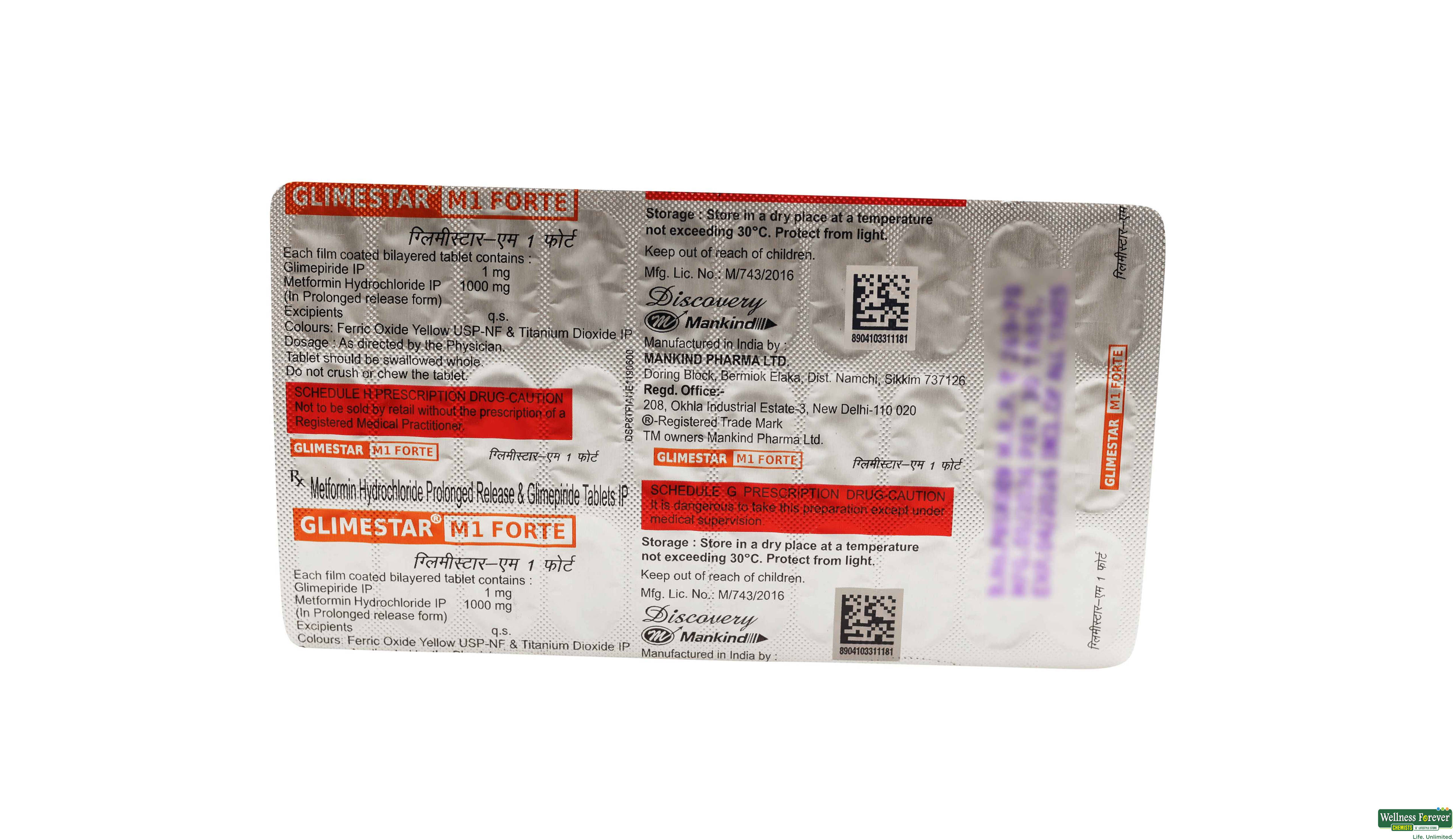 GLIMESTAR-M1 FORTE 30TAB- 1, 30TAB, 