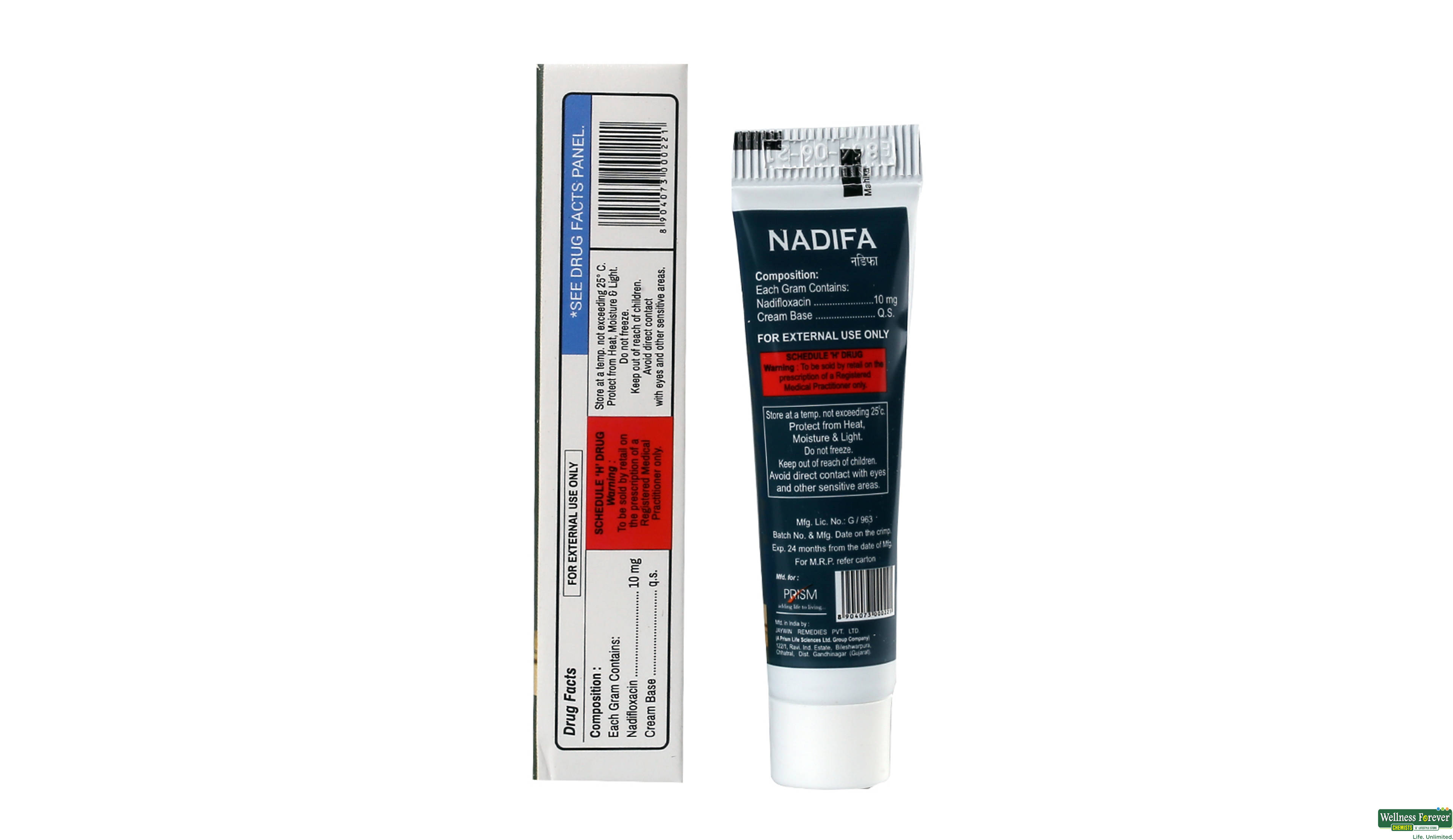 NADIFA CREAM 10GM- 2, 10GM, 