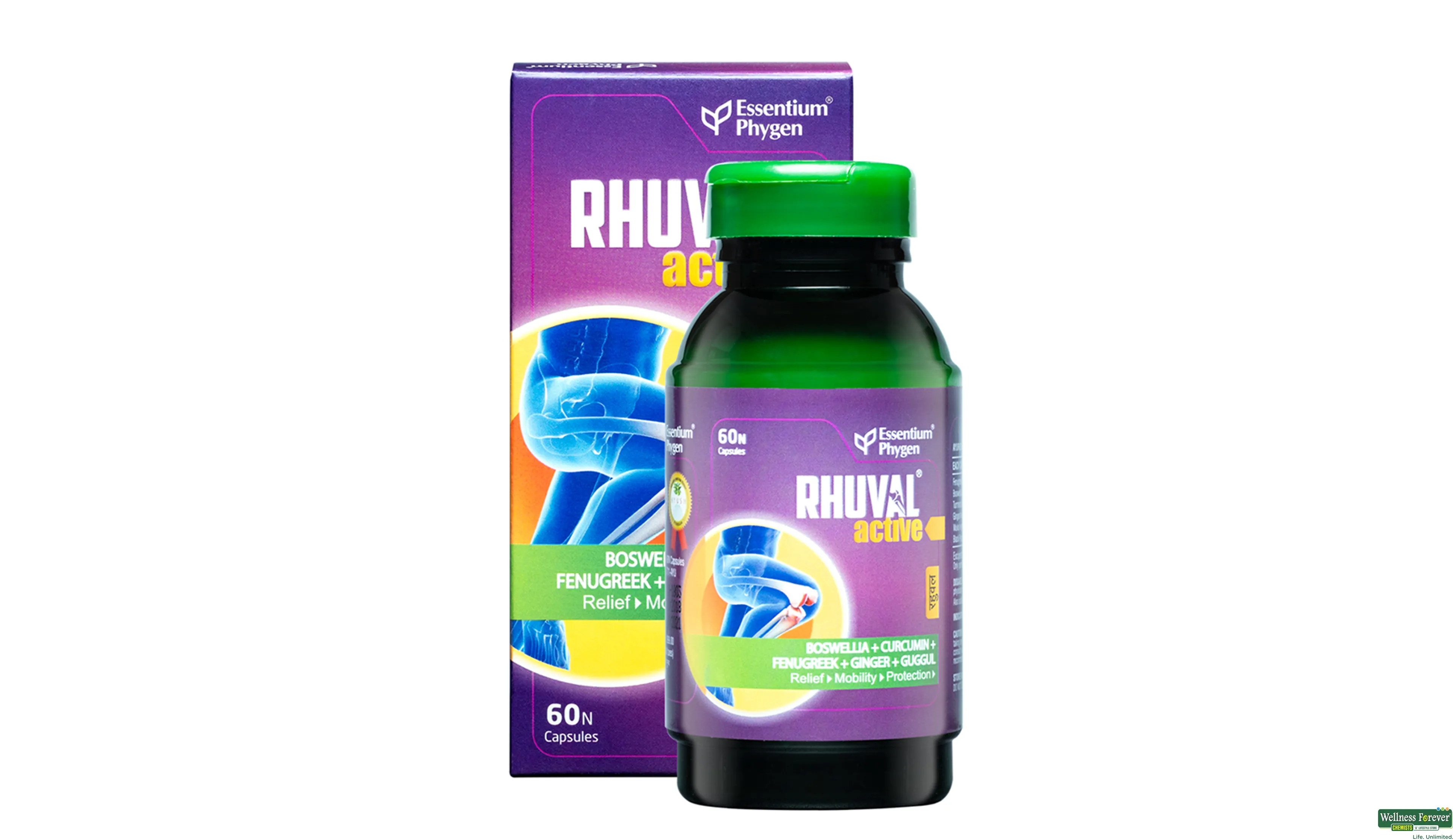 RHUVAL ACTIVE 60CAP- 1, 60CAP, null