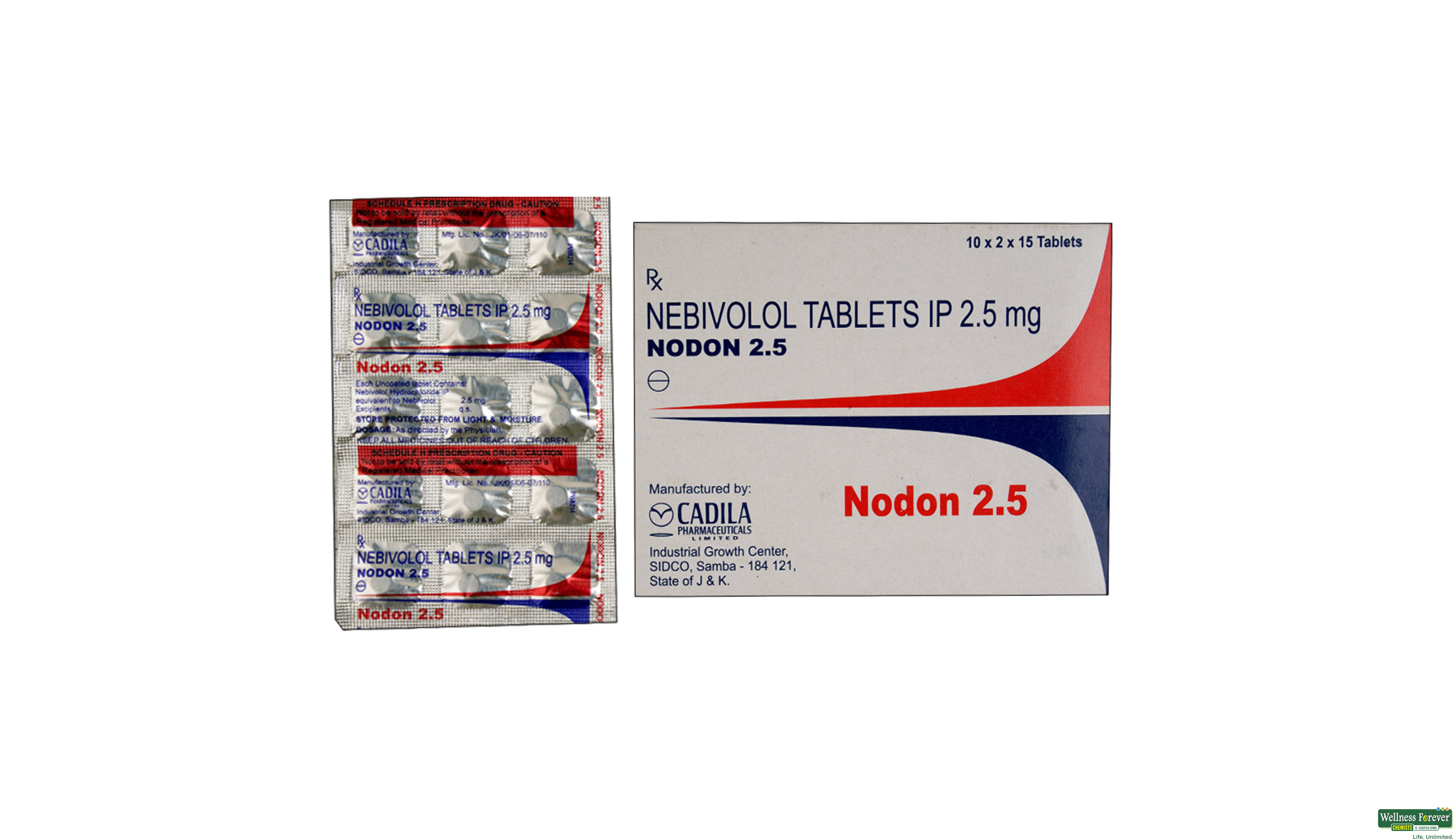 NODON 2.5MG 15TAB- 1, 15TAB, 