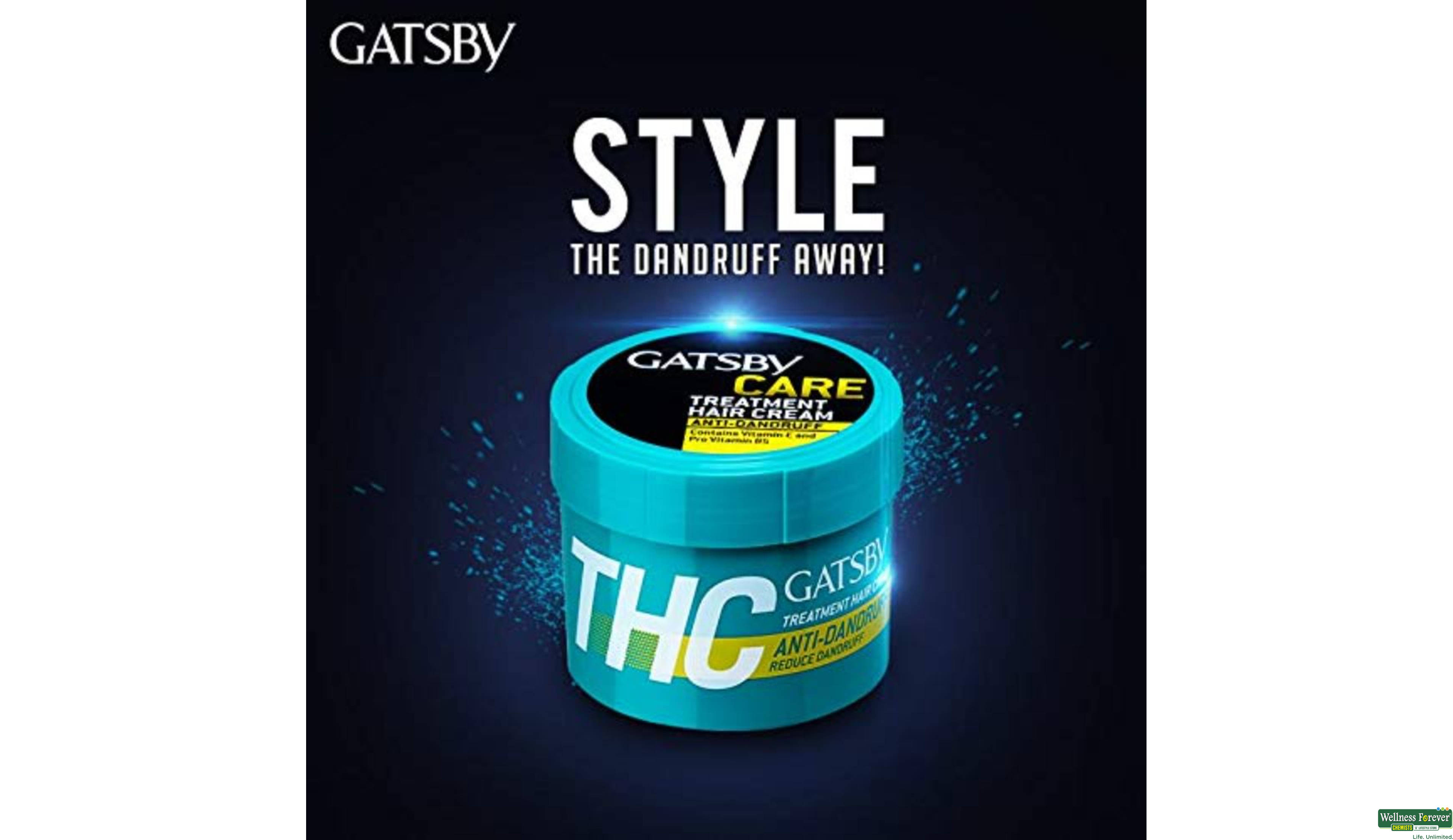 GATSBY HR/CRM ANTI-DAND 70GM- 3, 70GM, 