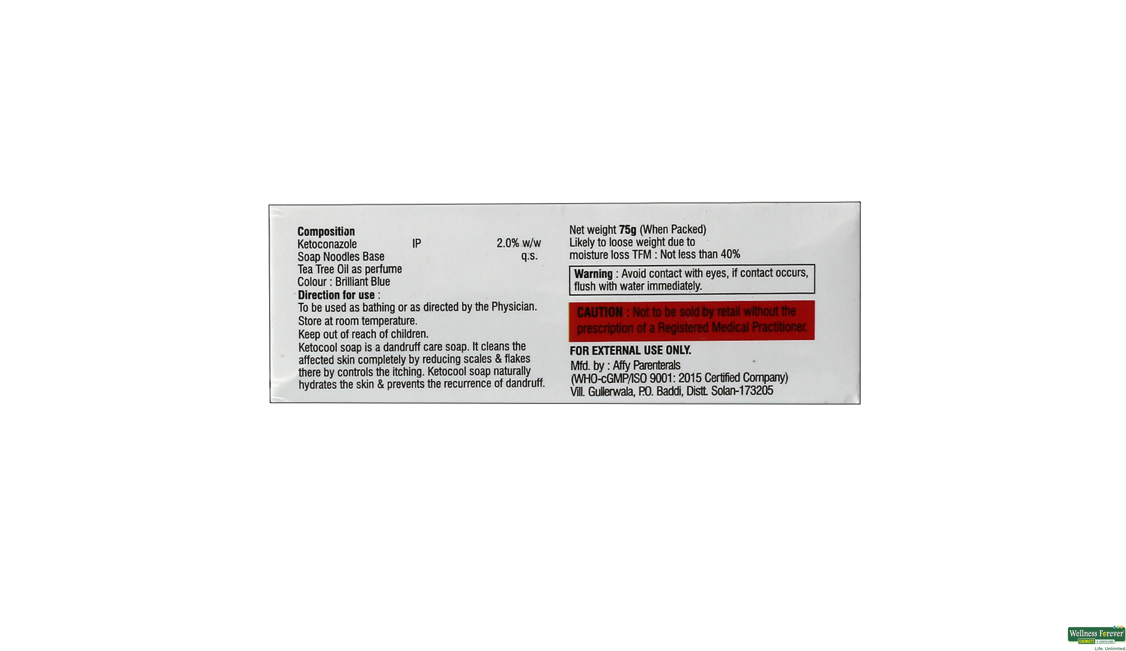 KETO COOL SOAP 75GM- 2, 75GM, 