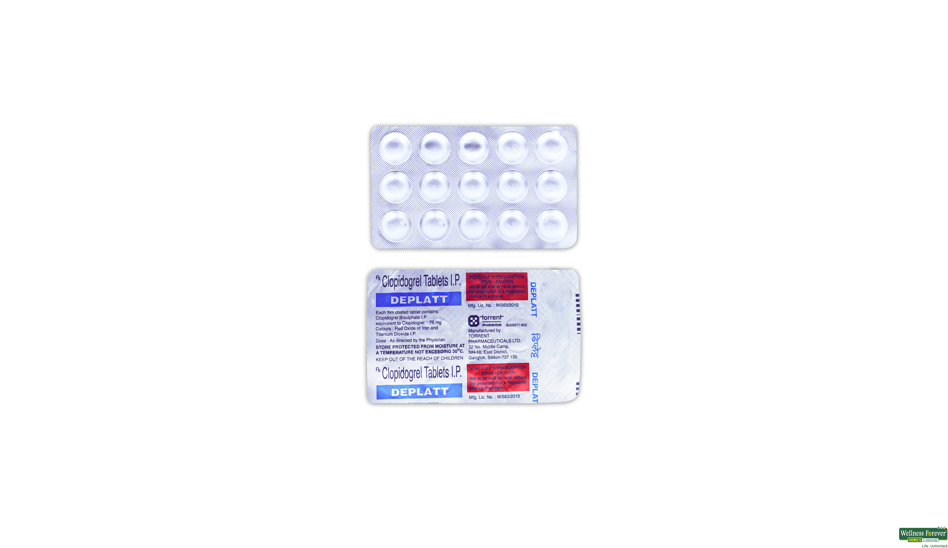 DEPLATT-A 75MG 15TAB- 2, 15TAB, 