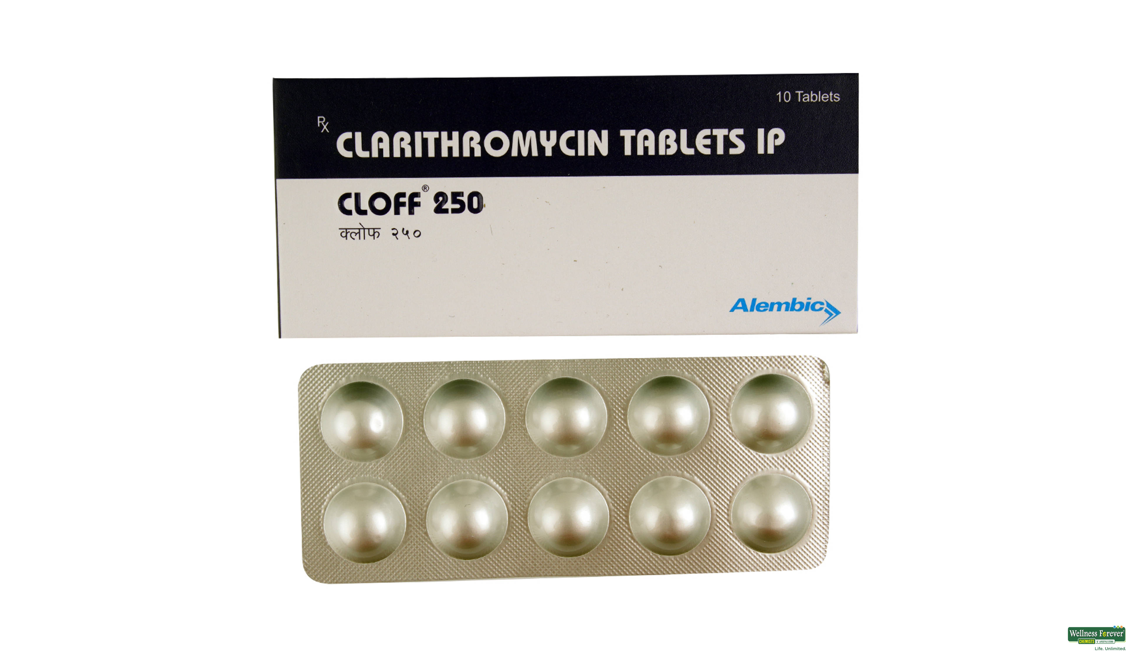 CLOFF 250MG 10TAB- 1, 10TAB, 