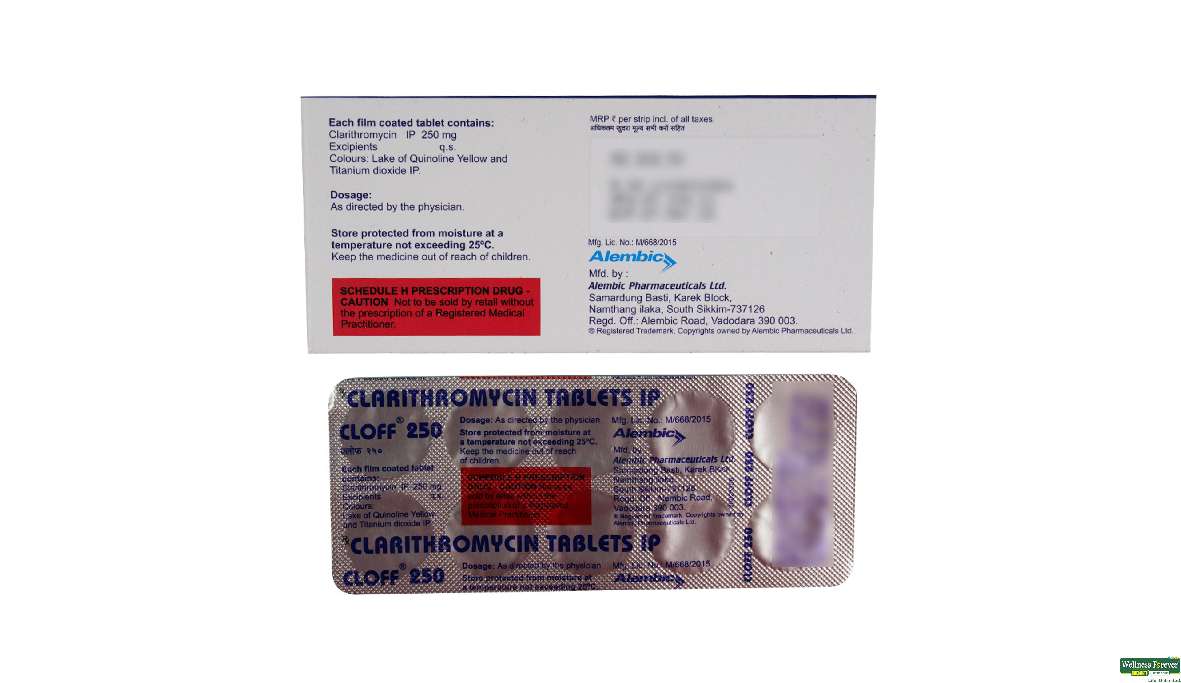 CLOFF 250MG 10TAB- 2, 10TAB, 