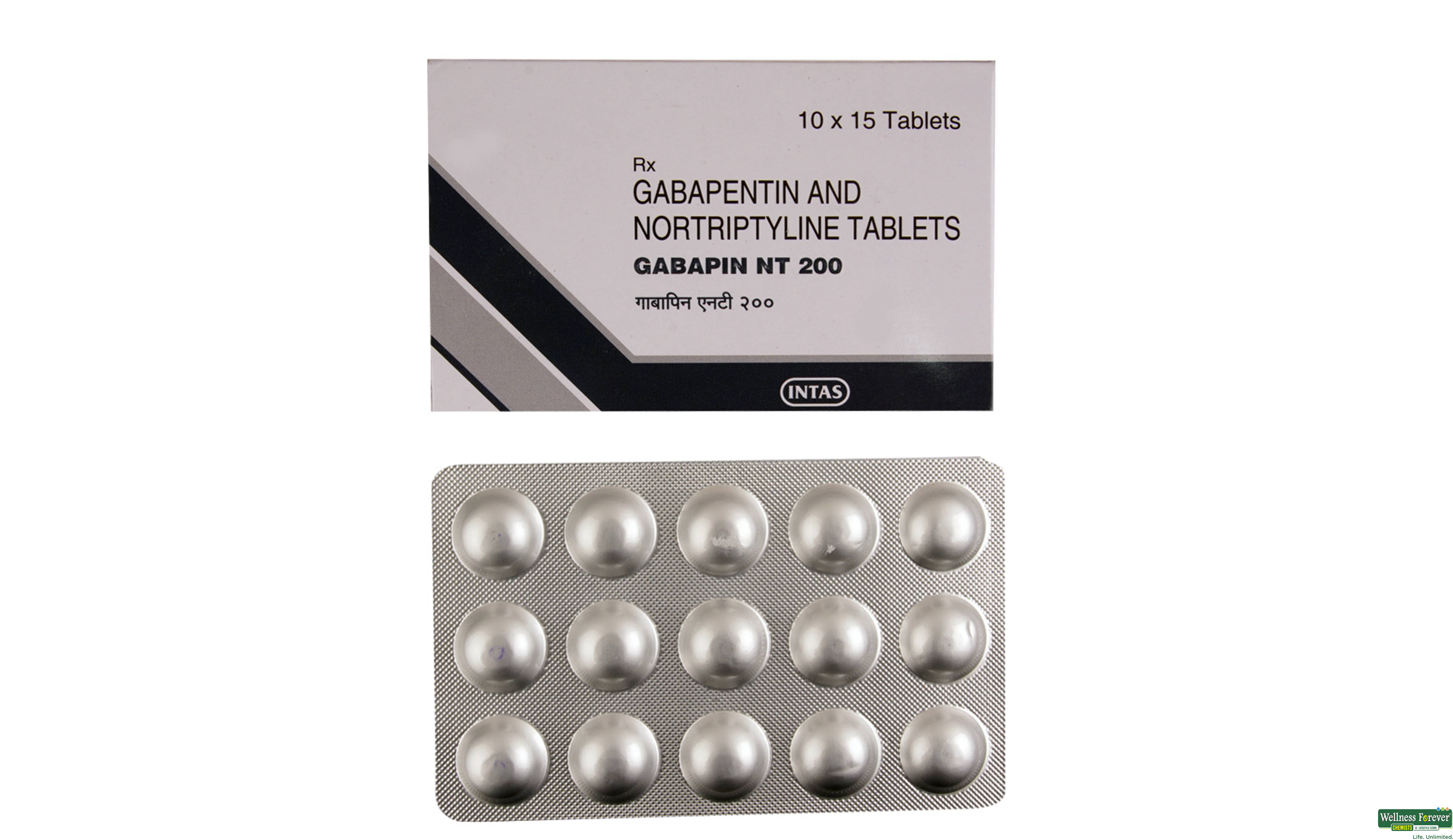 GABAPIN-NT 100MG 15TAB- 1, 15TAB, 