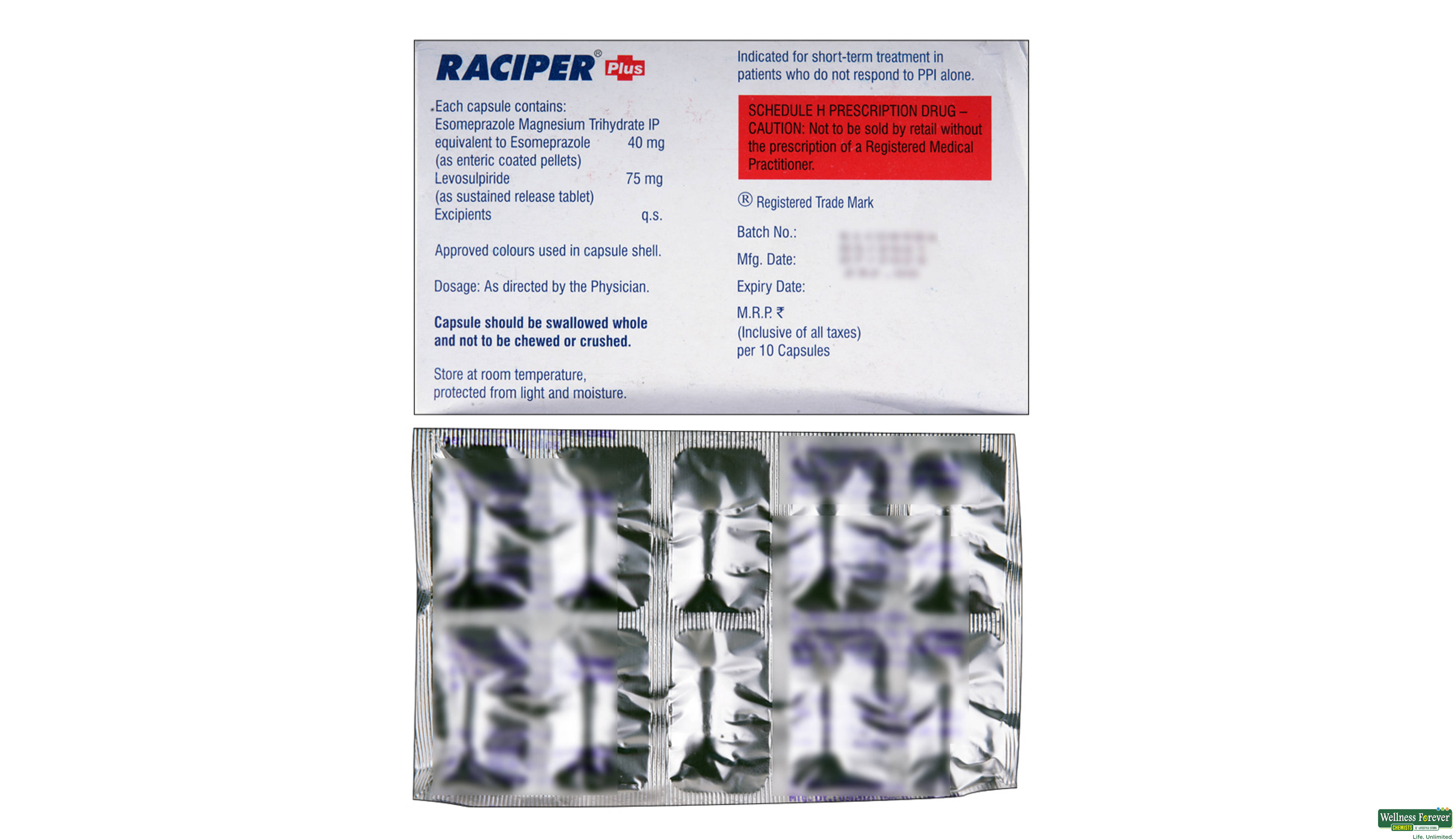 RACIPER-PLUS 10CAP- 2, 10CAP, 