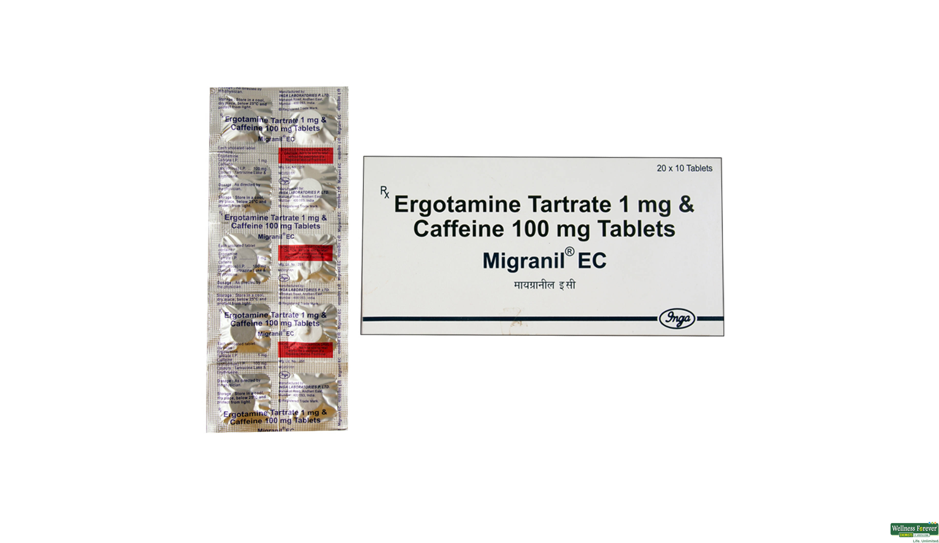 MIGRANIL-EC 10TAB- 1, 10TAB, 