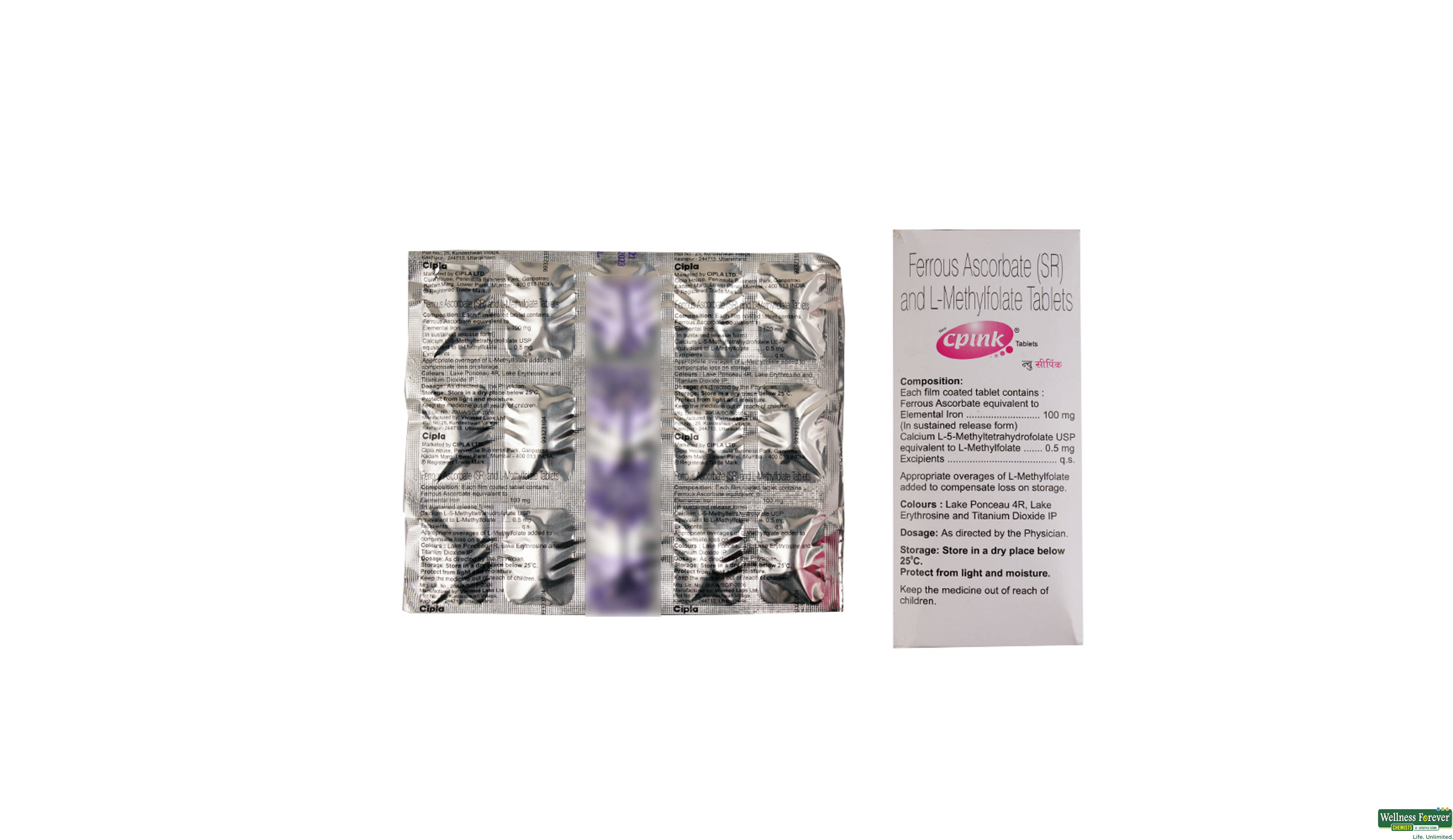 CPINK 100MG 15TAB- 2, 15TAB, 
