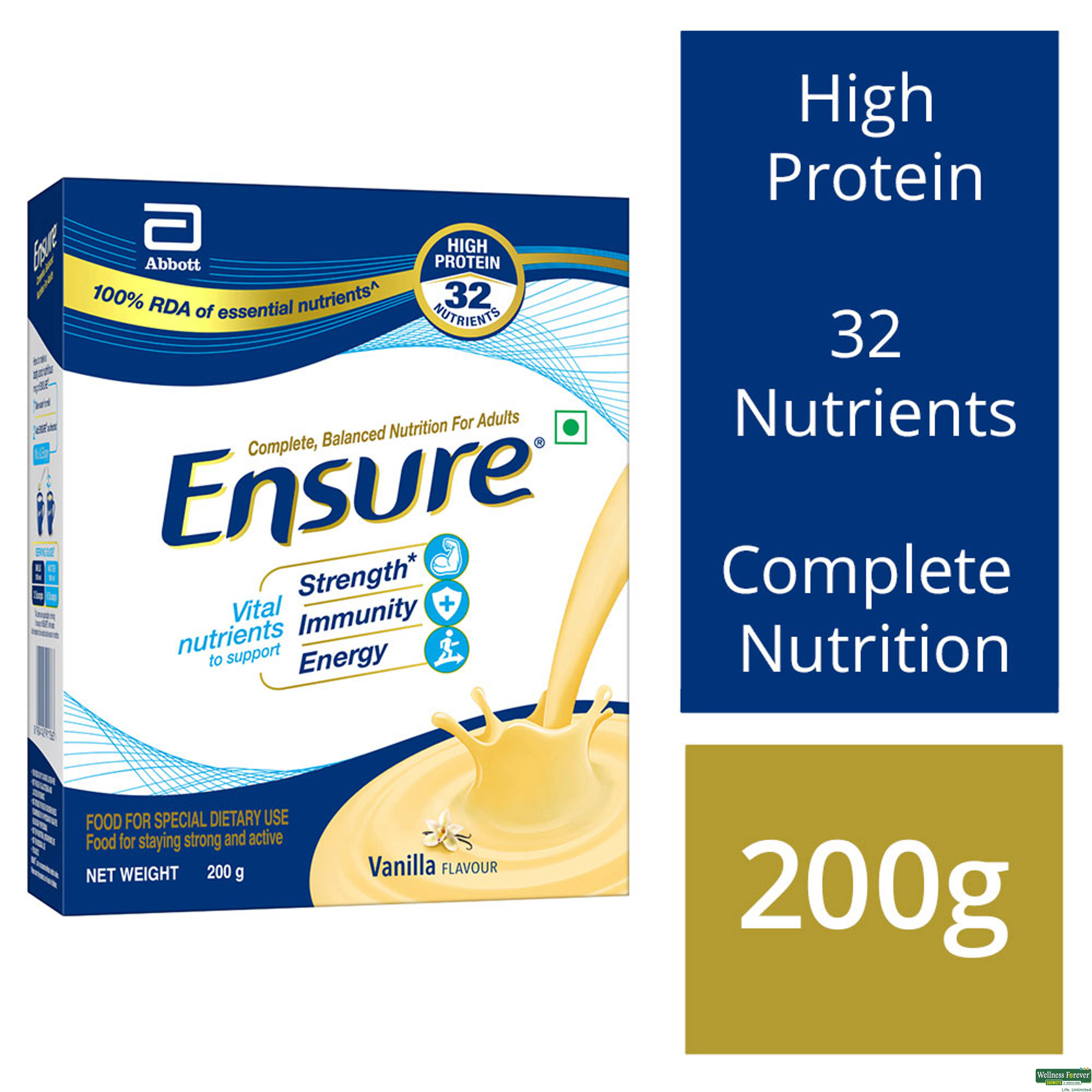 ENSURE VANILA PWDR 200GM-image