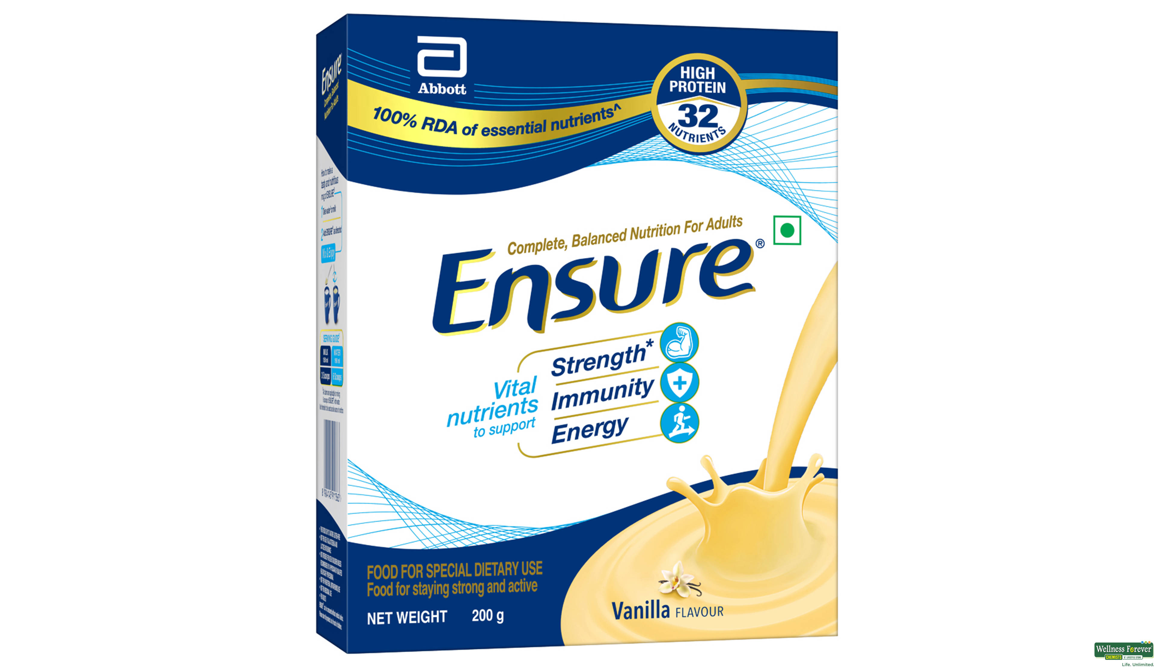 ENSURE VANILA PWDR 200GM- 2, 200GM, 