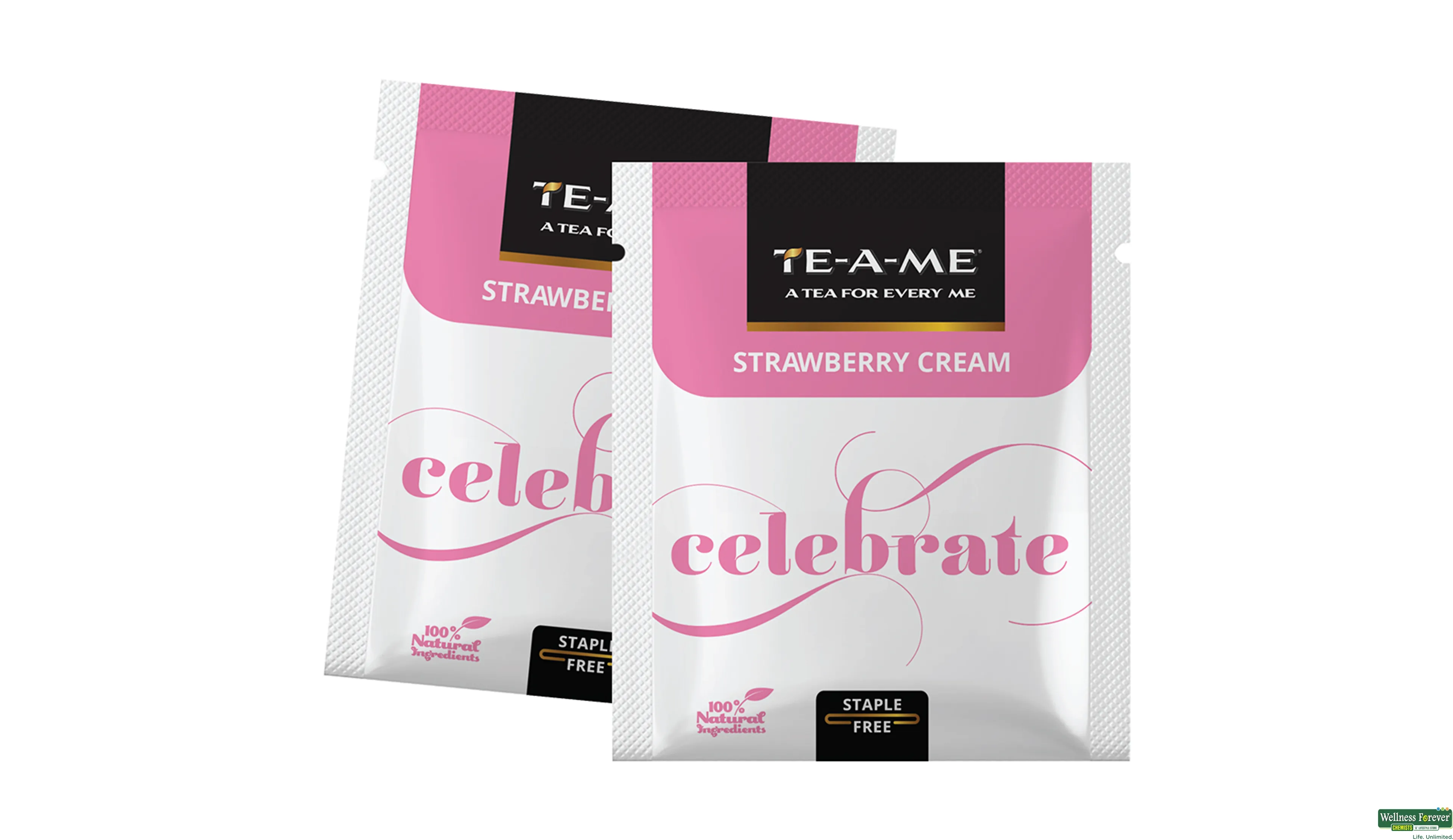 TE-A-ME CELEBRATE STRAWBERRY CRM 25BAGS- 4, 25BAGS, null