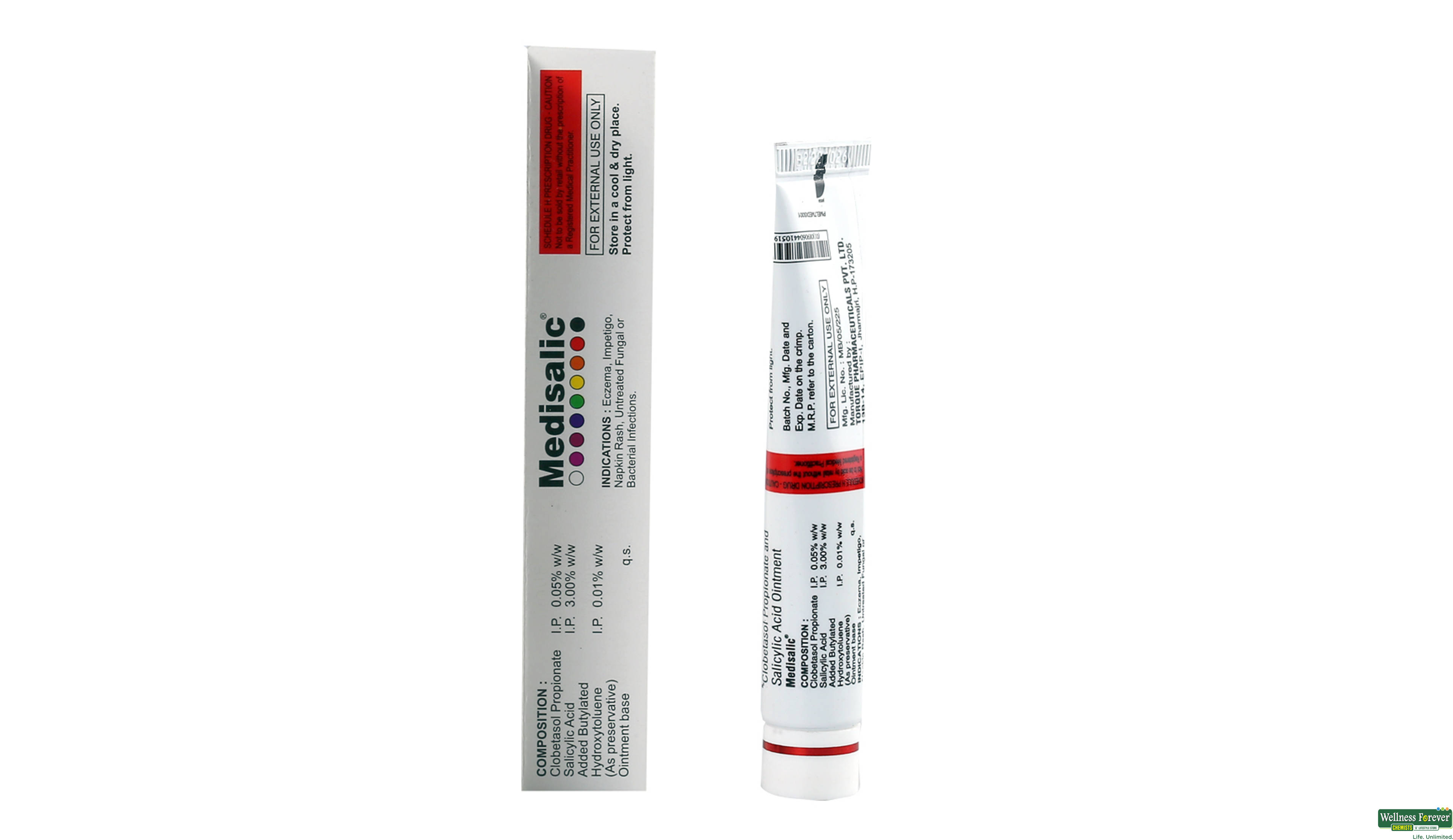 MEDISALIC OINT 20GM- 2, 20GM, 