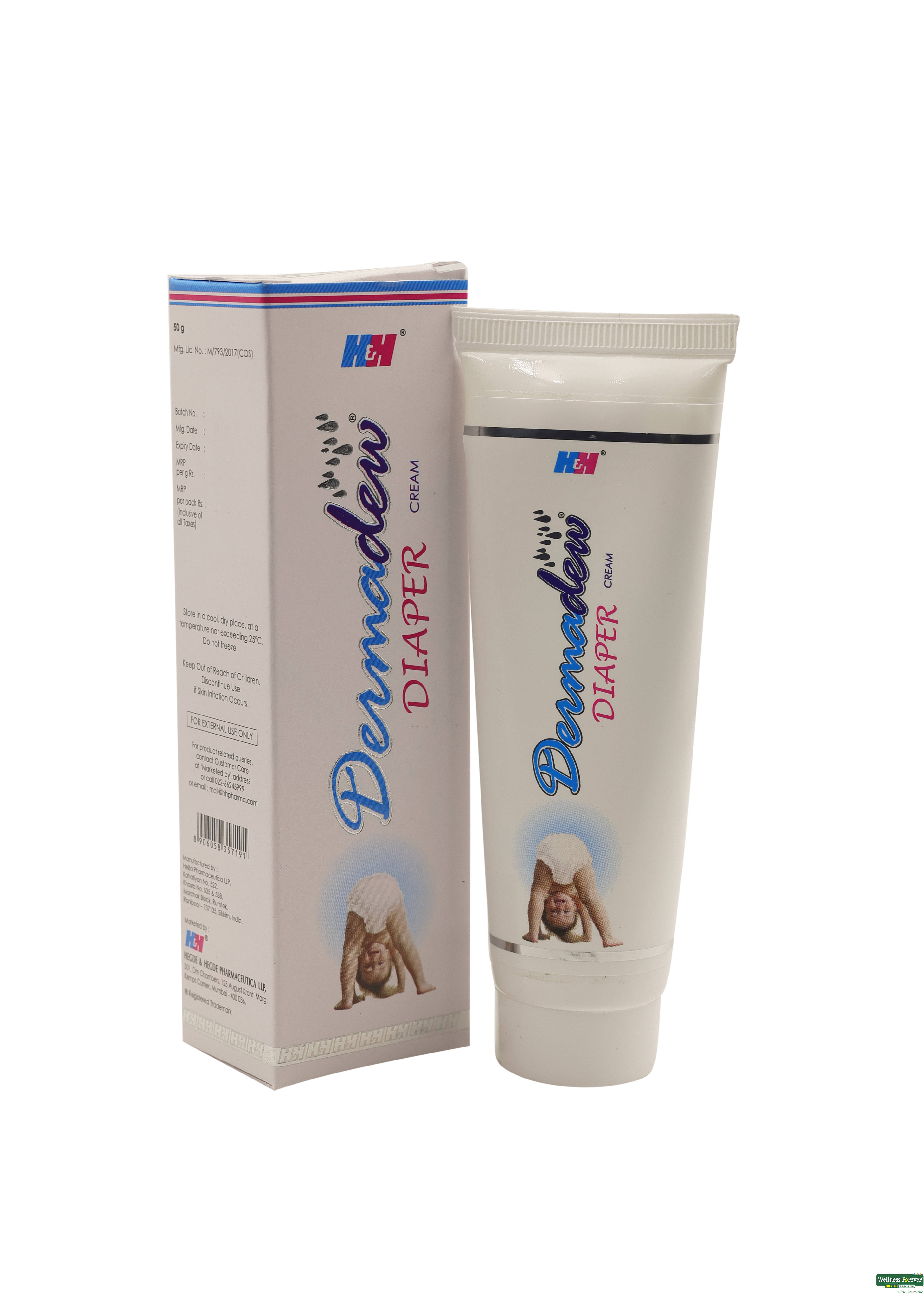 DERMADEW DIAPER CREAM 50GM-image