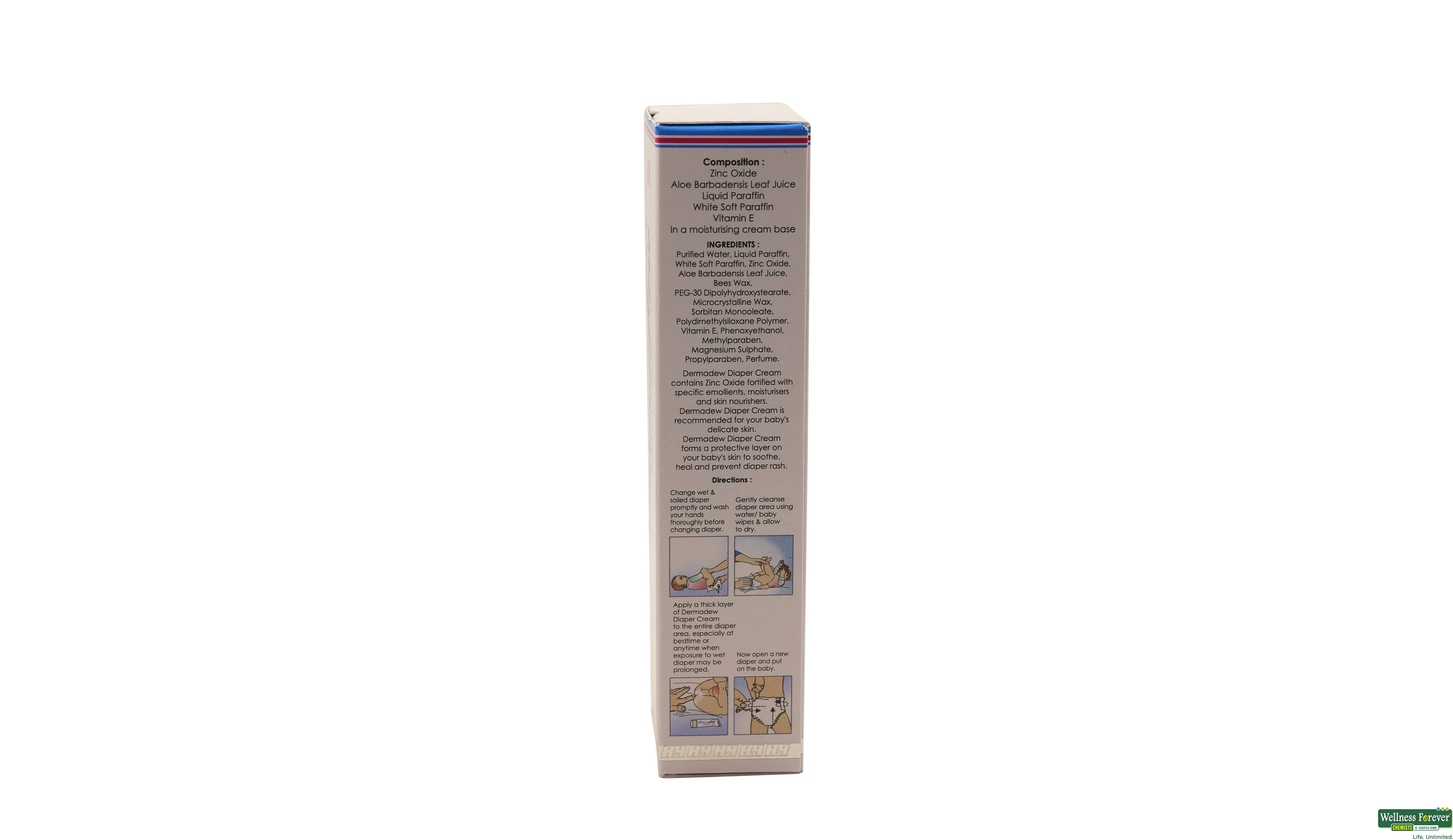 DERMADEW DIAPER CREAM 50GM- 3, 50GM, 