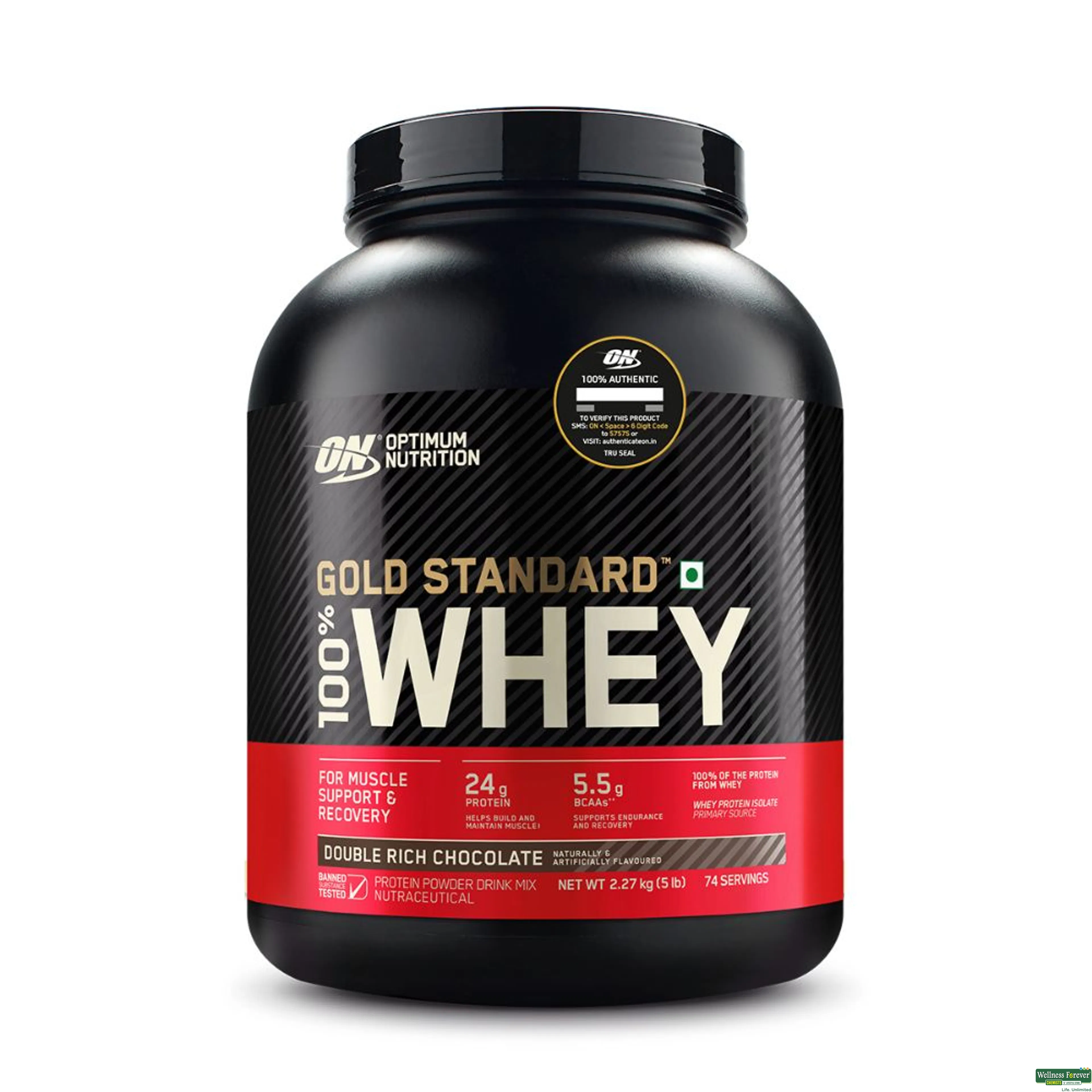 ON WHEY GOLD STANDARD 100% D R CHOC 5LBS-image