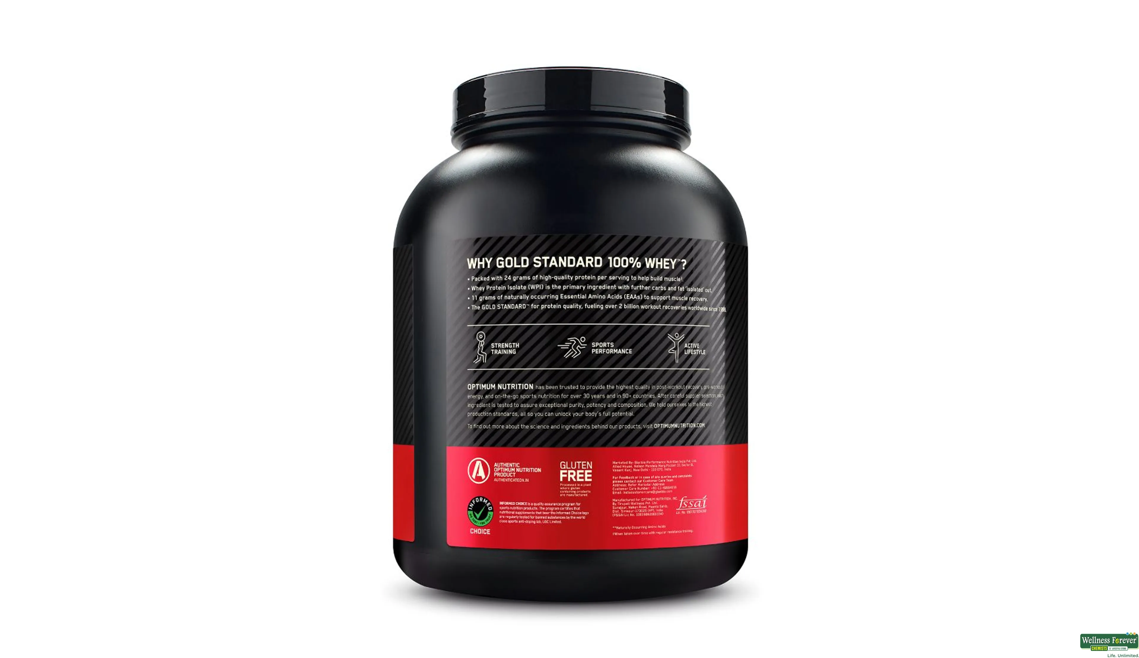 ON WHEY GOLD STANDARD 100% D R CHOC 5LBS- 3, 5LBS, 