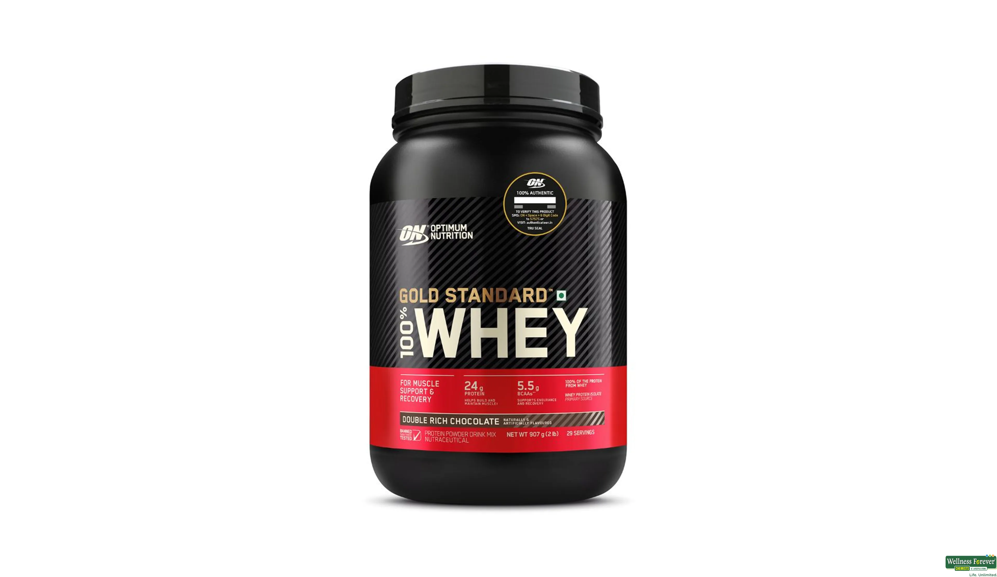 ON WHEY GOLD STANDARD 100% D R CHOC 2LBS- 1, 2LBS, 