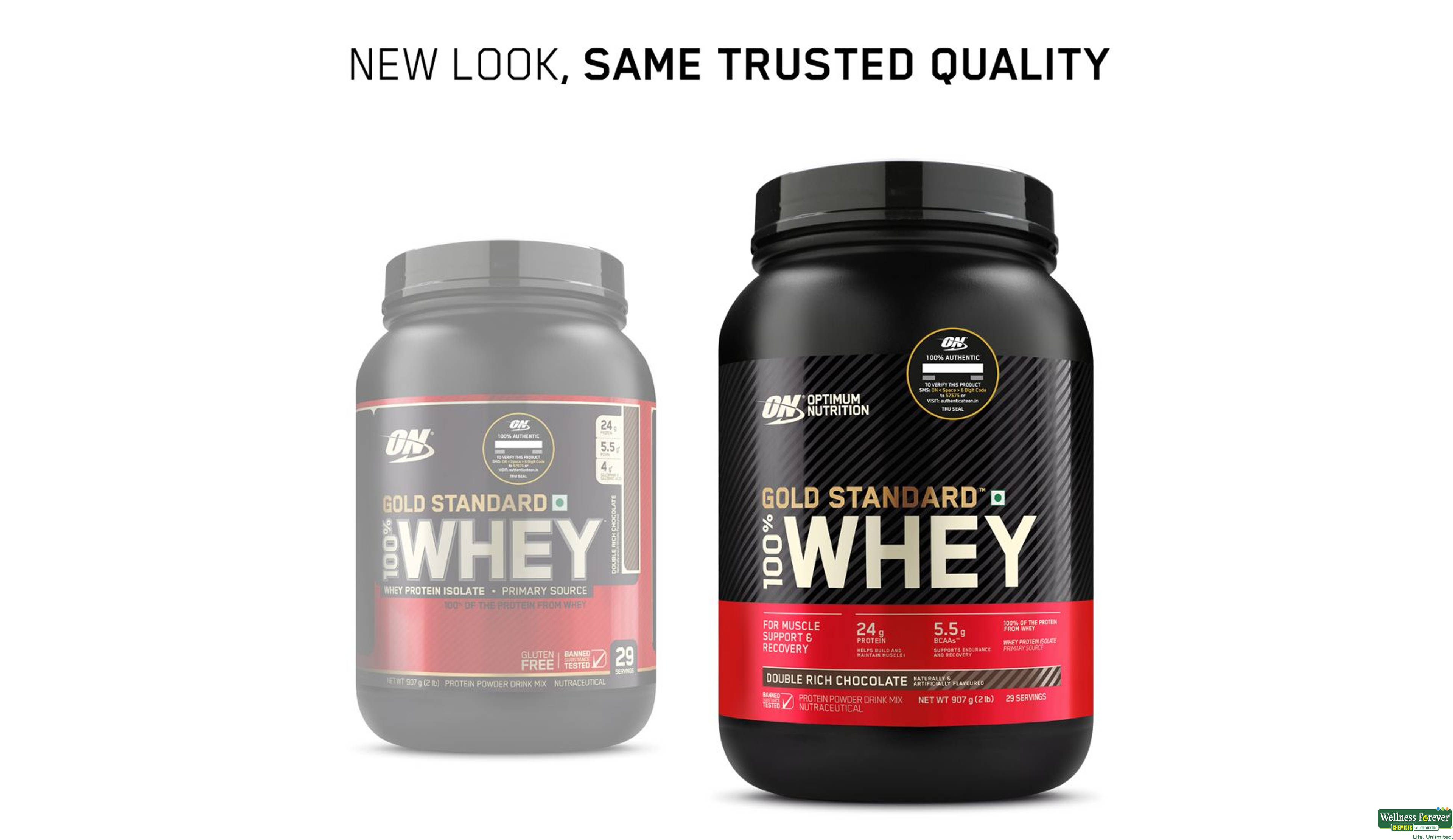 ON WHEY GOLD STANDARD 100% D R CHOC 2LBS- 6, 2LBS, 