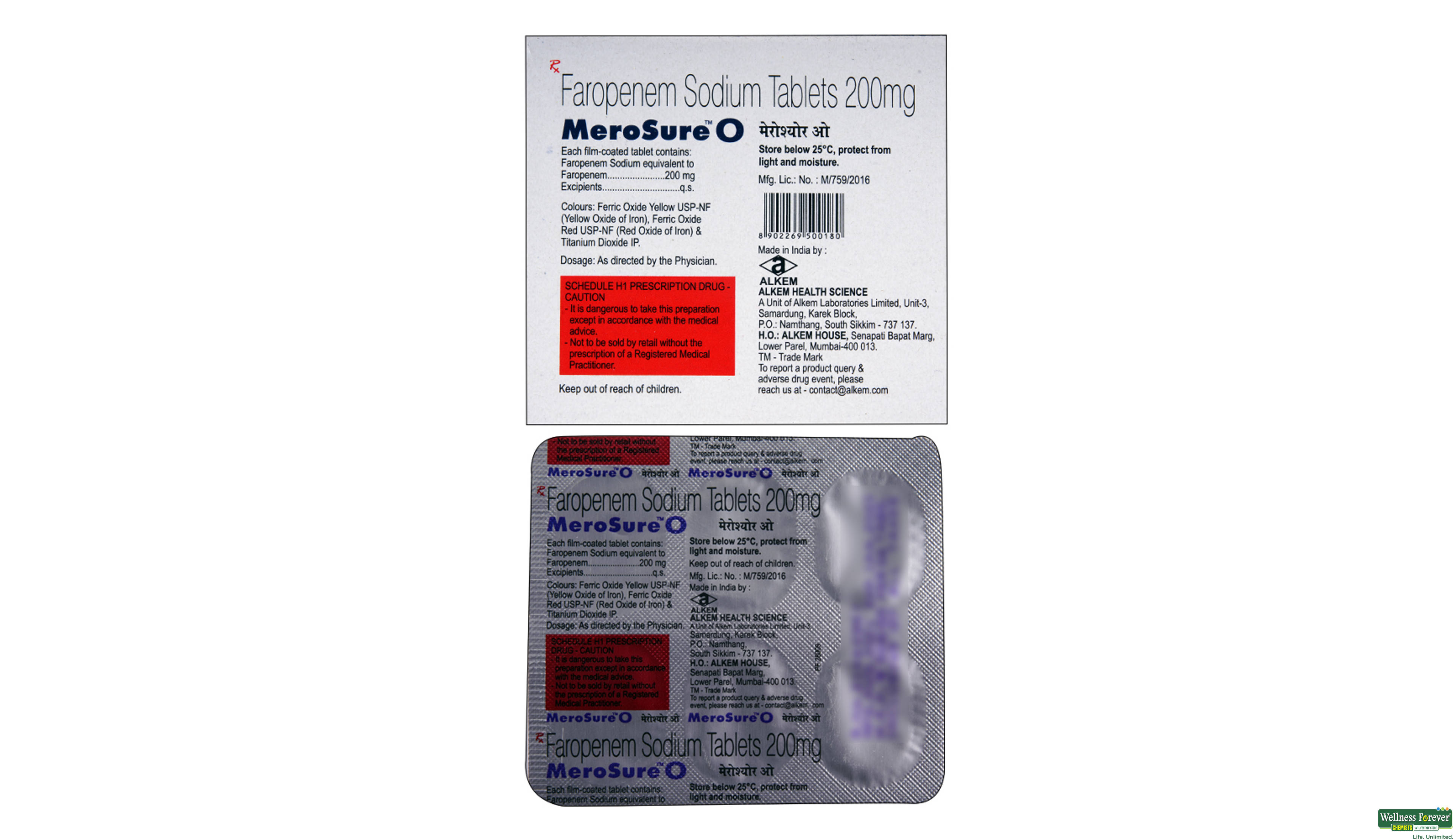 MEROSURE-O 6TAB ##- 2, 6TAB, 