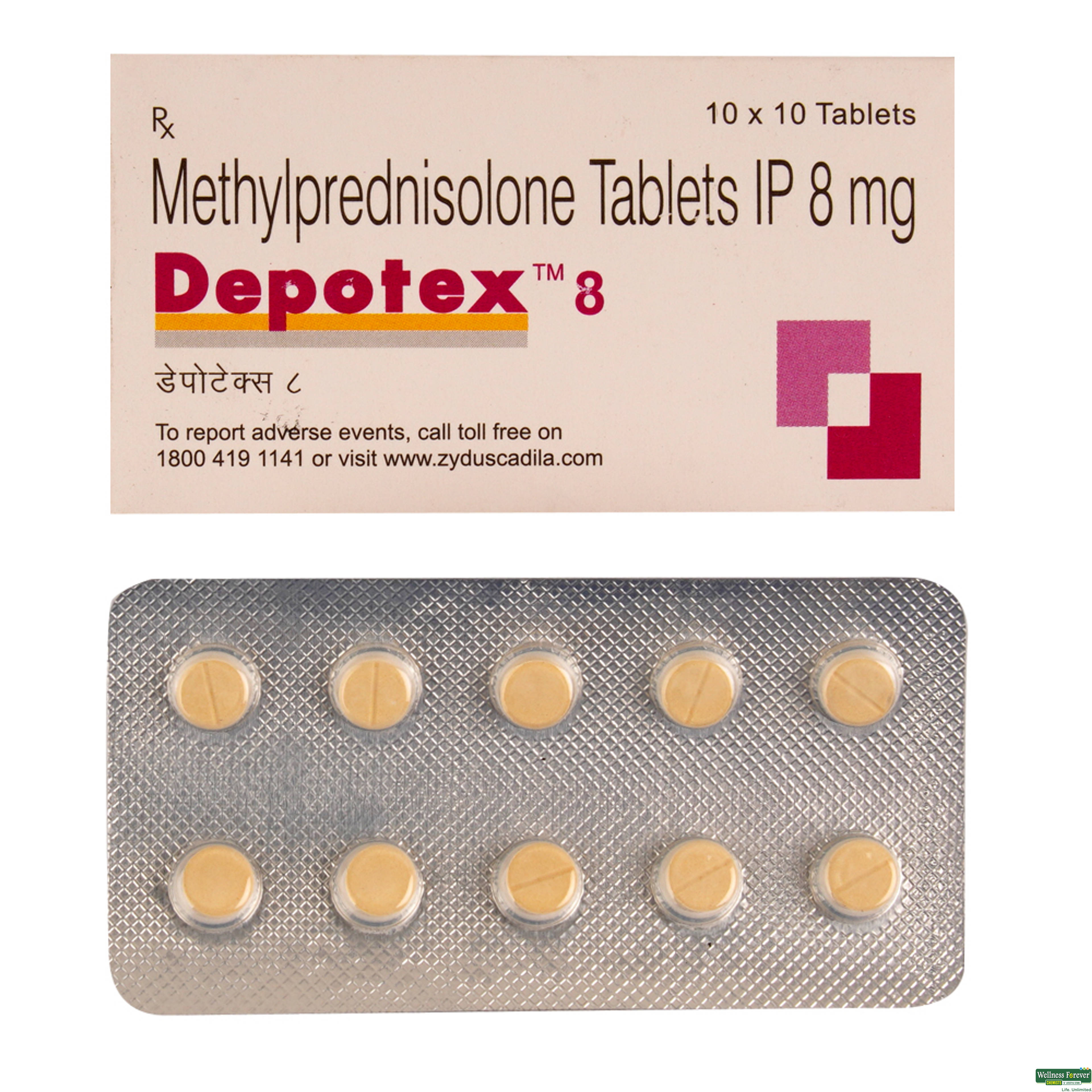 DEPOTEX 8MG 10TAB-image