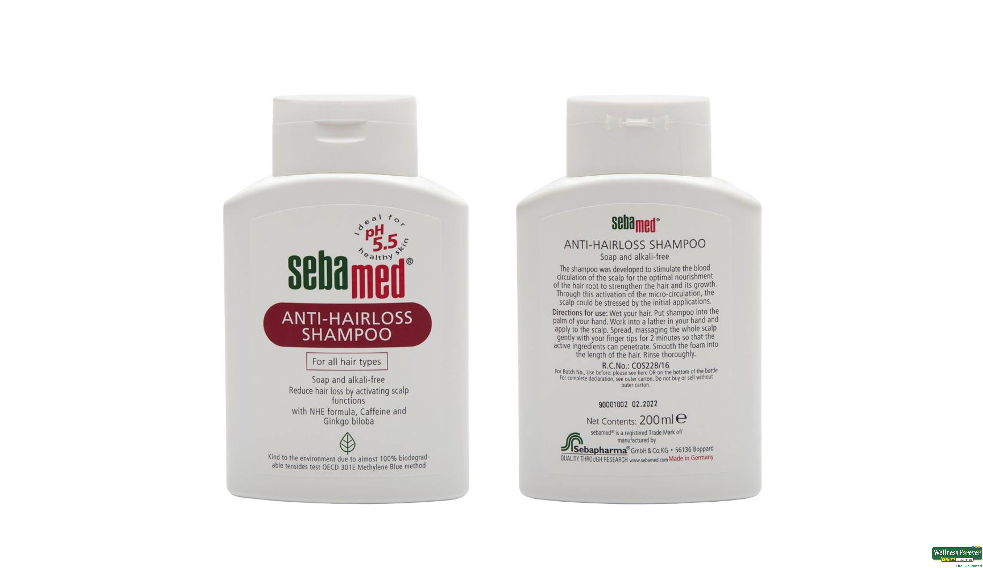 SEBAMED SHMP ANTI HR/LOSS 200ML- 3, 200ML, null