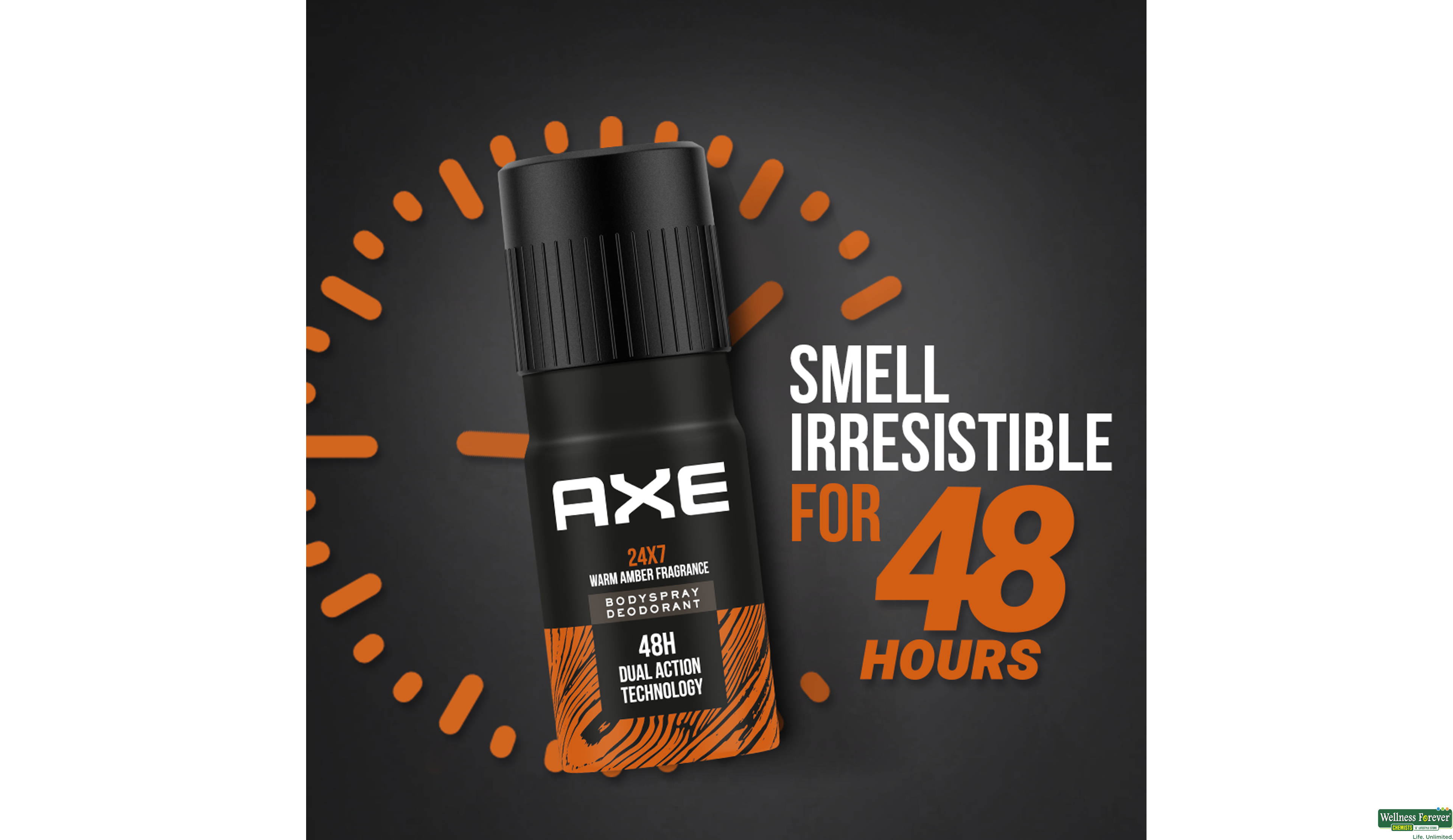 AXE DEO RECHARGE 24X7 150ML- 6, 150ML, null