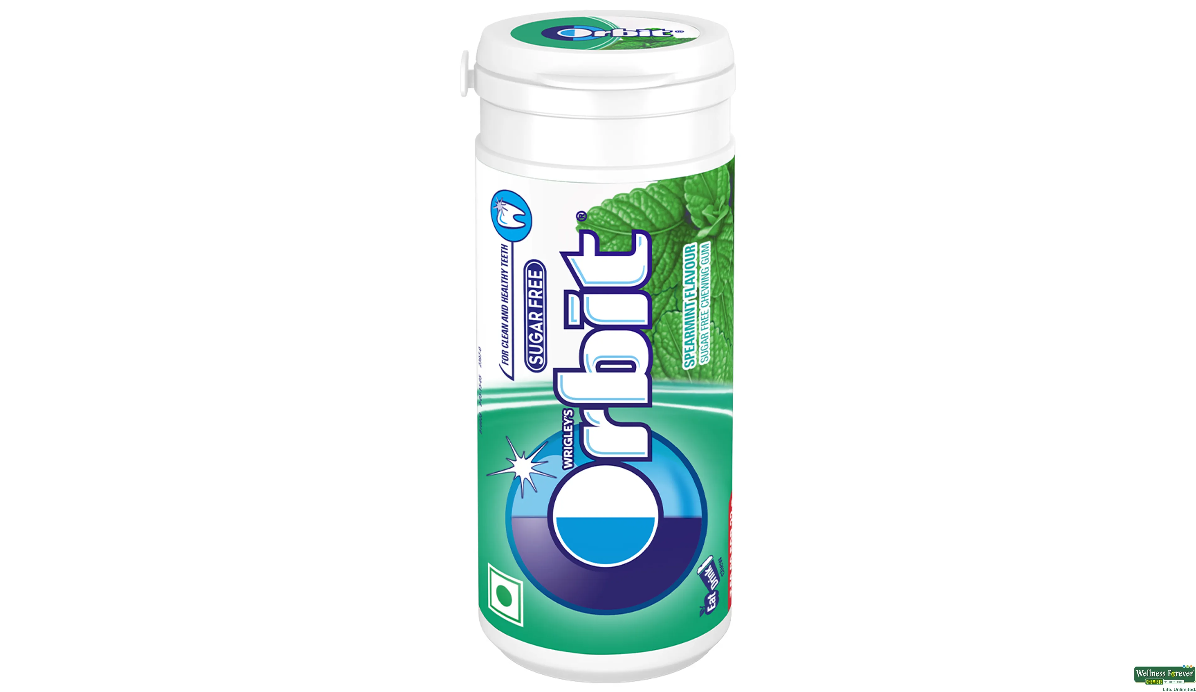 ORBIT SPEARMINT SUGARFREE 22GM- 1, 22GM, 