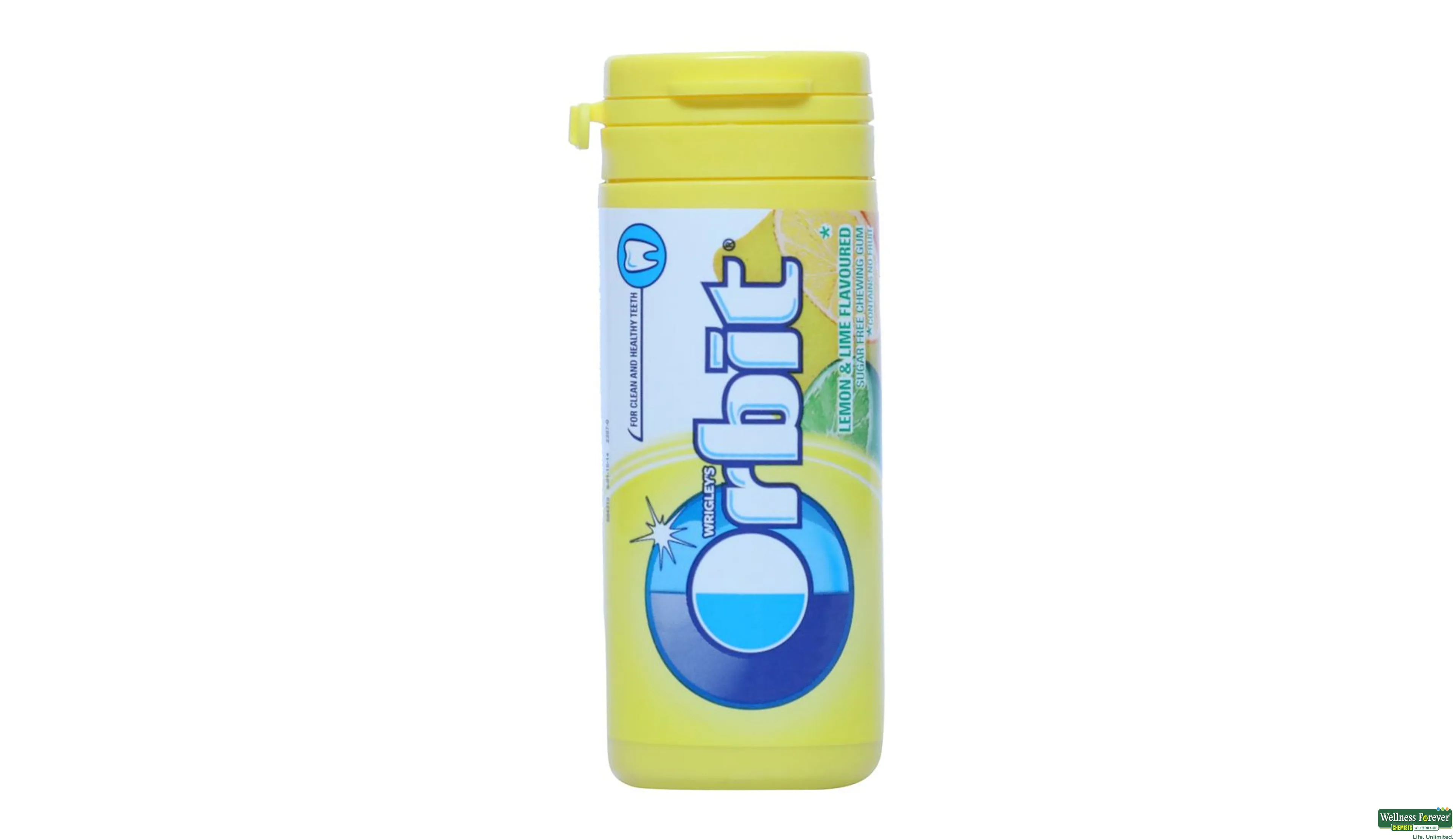 ORBIT LEMON & LIME SUGARFREE 22GM- 1, 22GM, 