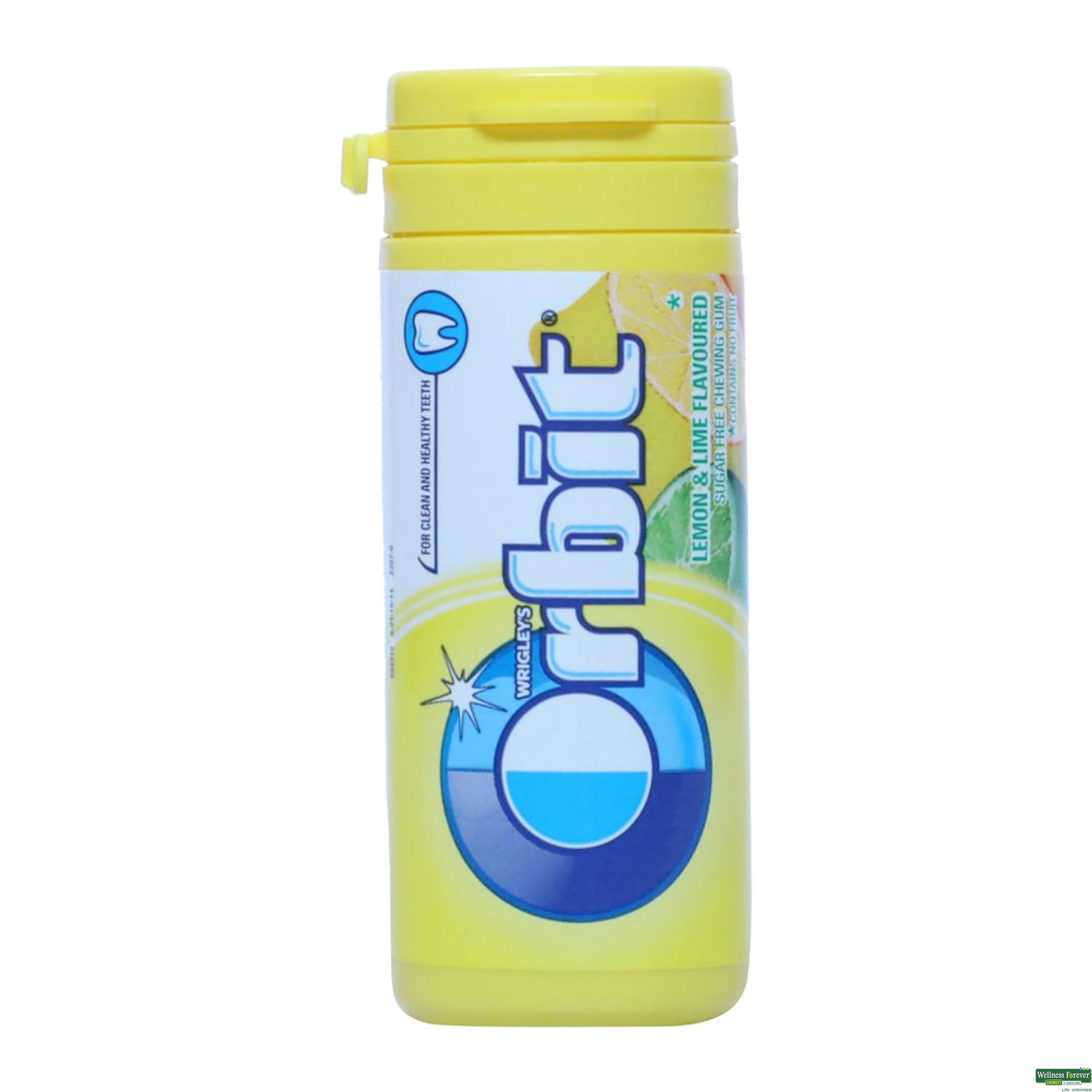 ORBIT LEMON & LIME SUGARFREE 22GM-image